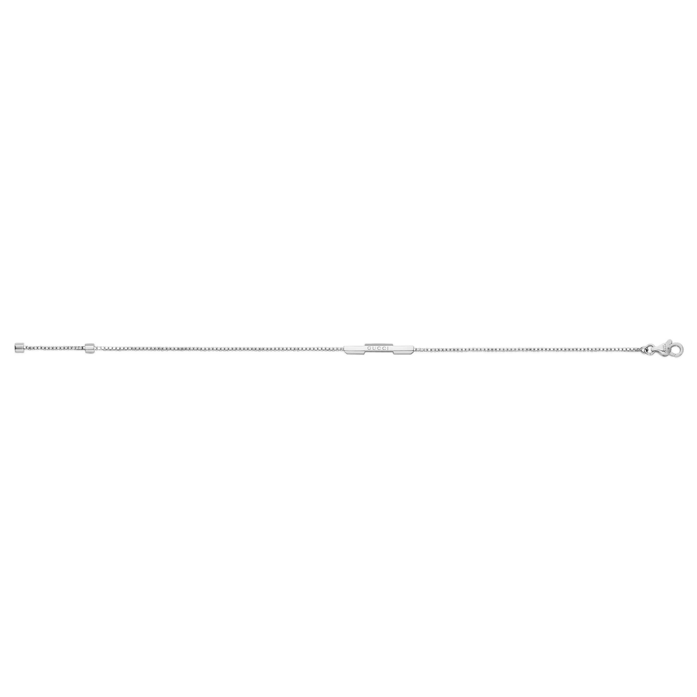 Gucci Link to Love Diamond 18ct White Gold Bracelet - Image 3
