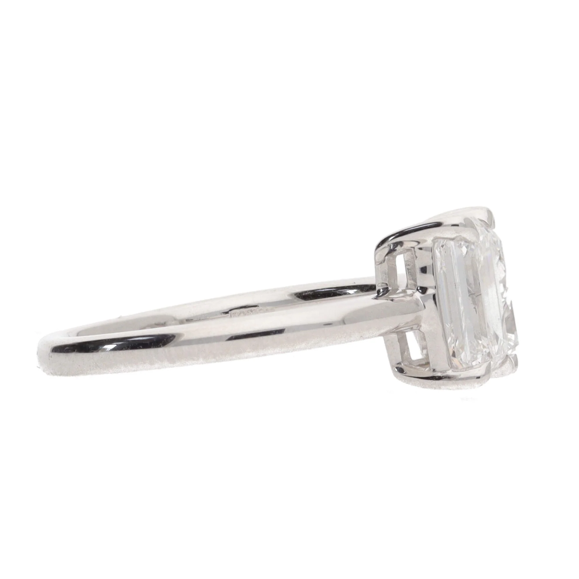 Laboratory Grown 2.00ct Diamond Platinum Toi Et Moi Ring - Image 3