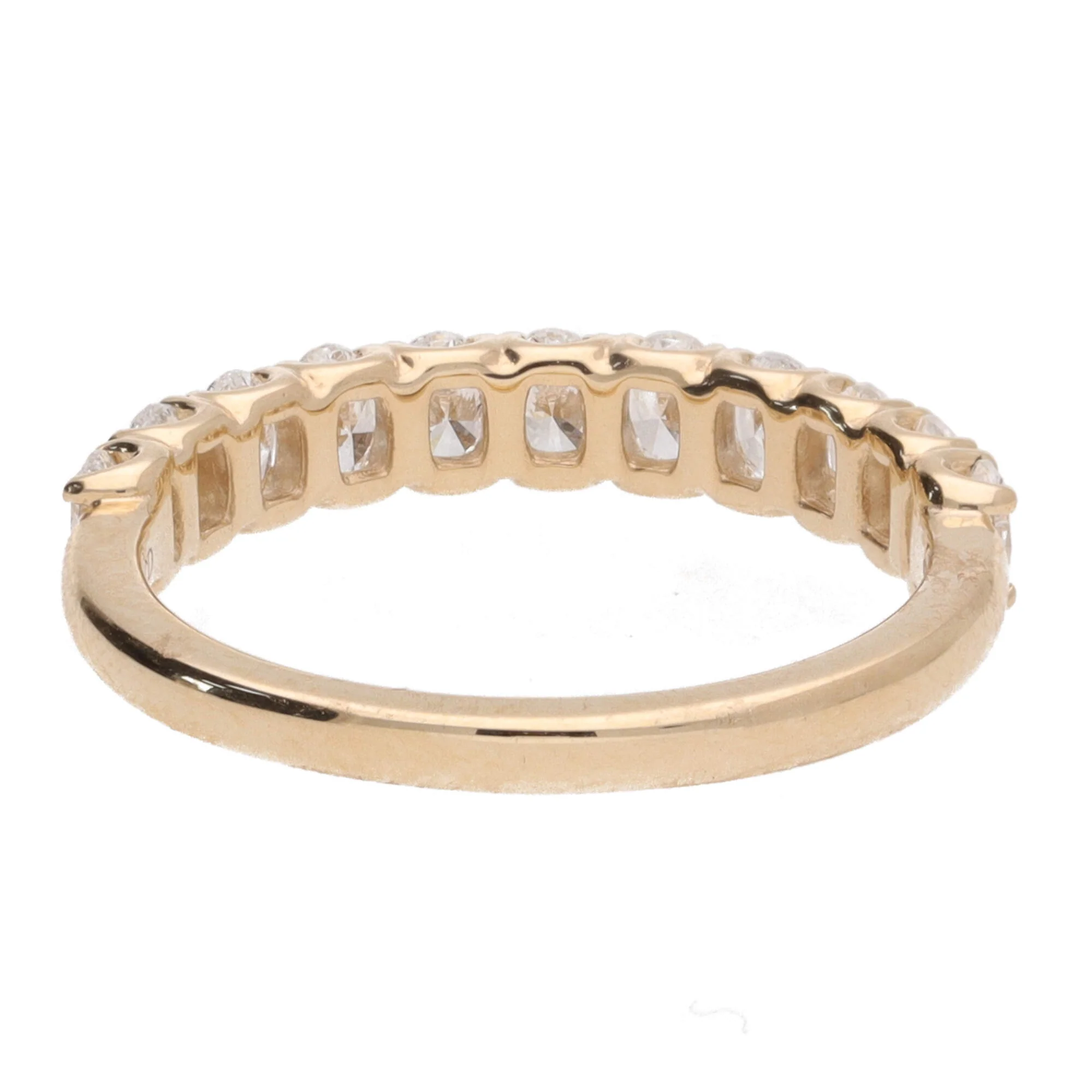 Laboratory Grown 2.40ct Diamond Three Quarter 18ct Yellow Gold Eternity Ring - Image 4