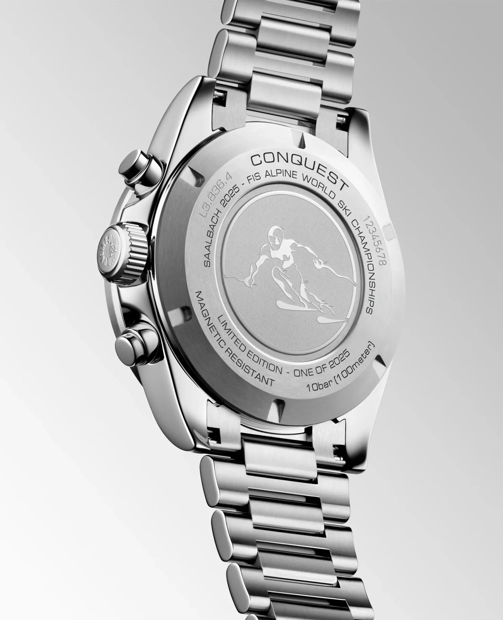 Longines CONQUEST CHRONO Ski Edition 42mm Automatic Watch L38364529 - Image 2