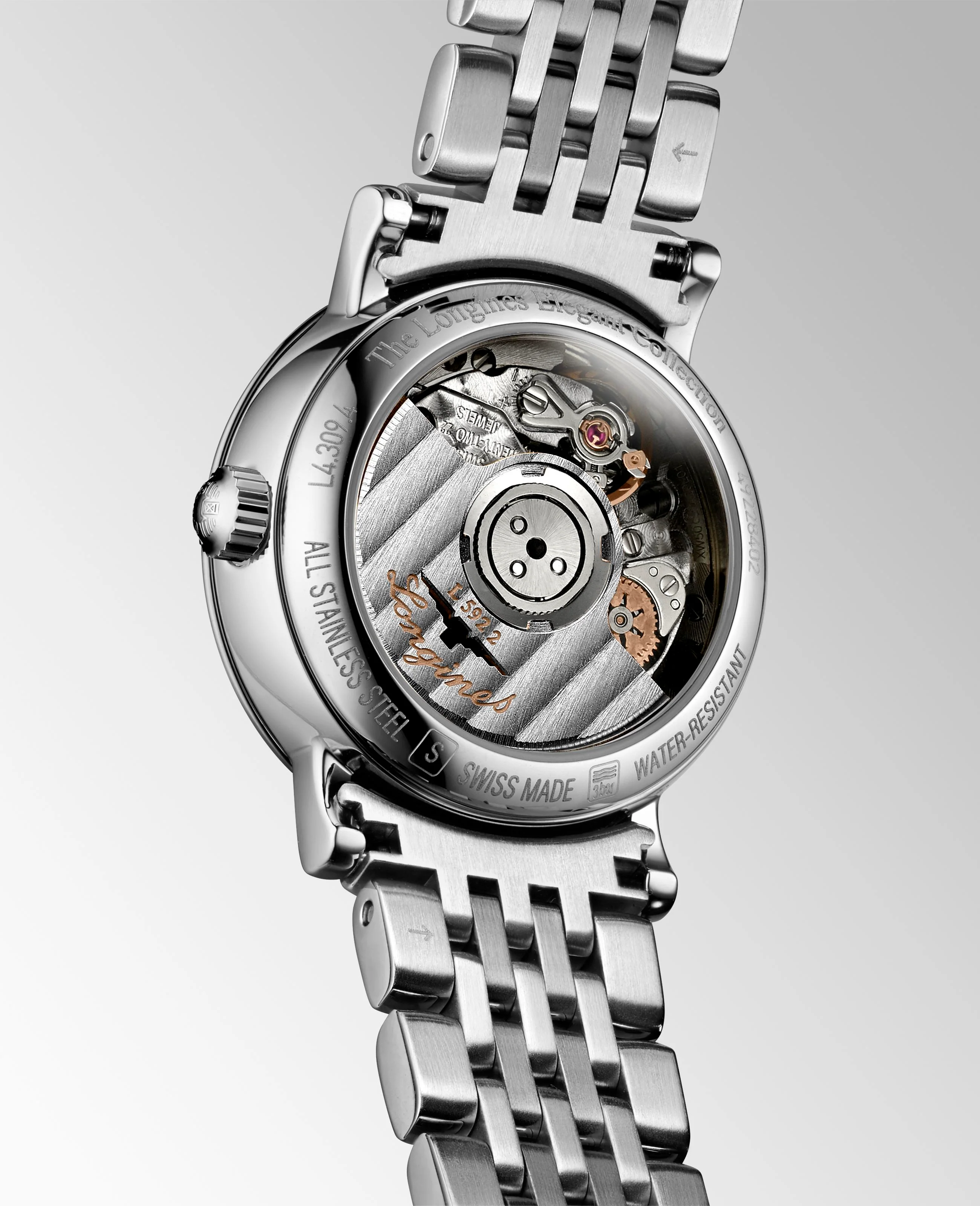 Longines ELEGANT COLLECTION 25mm Automatic Diamond Set Watch L43094876 - Image 2
