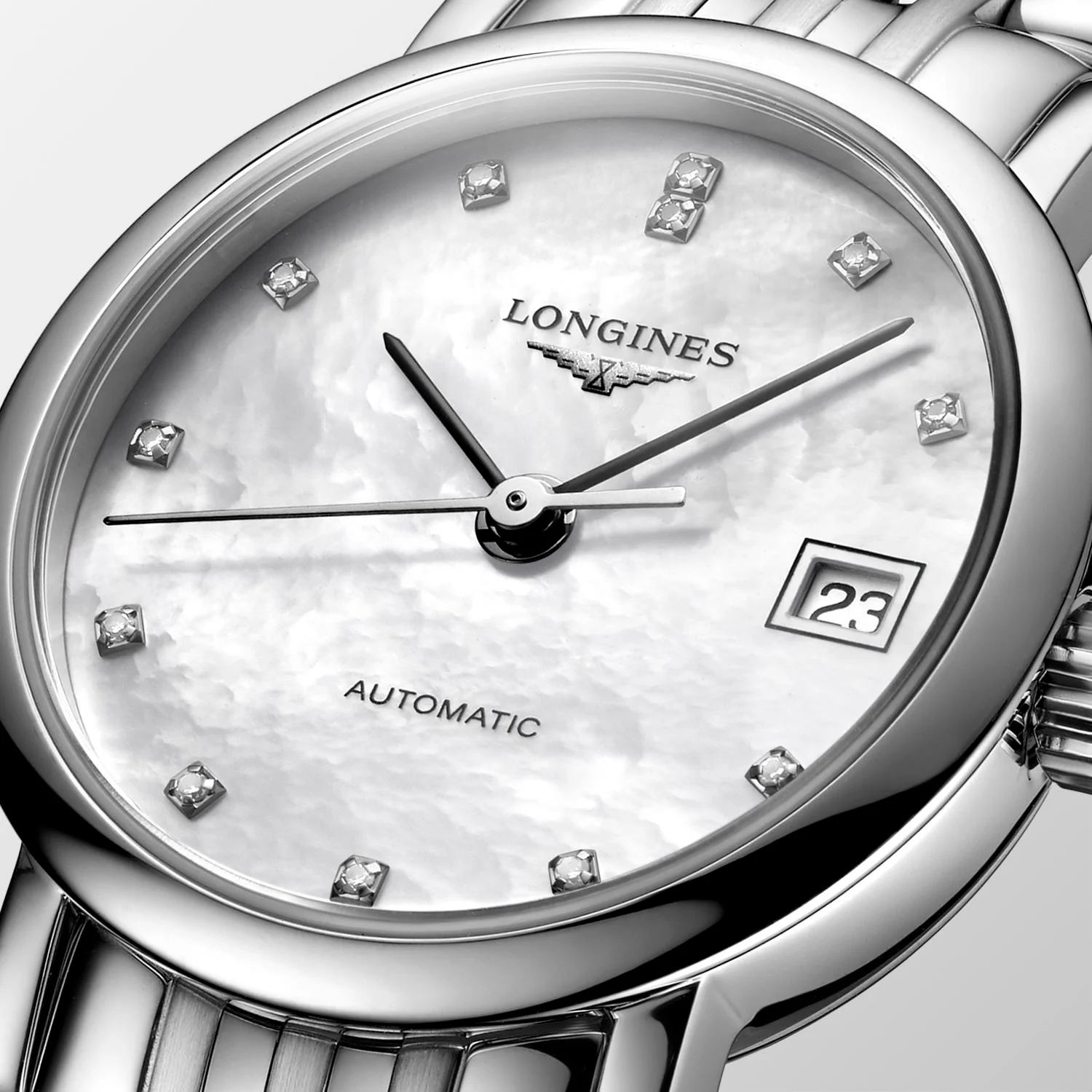 Longines ELEGANT COLLECTION 25mm Automatic Diamond Set Watch L43094876 - Image 3
