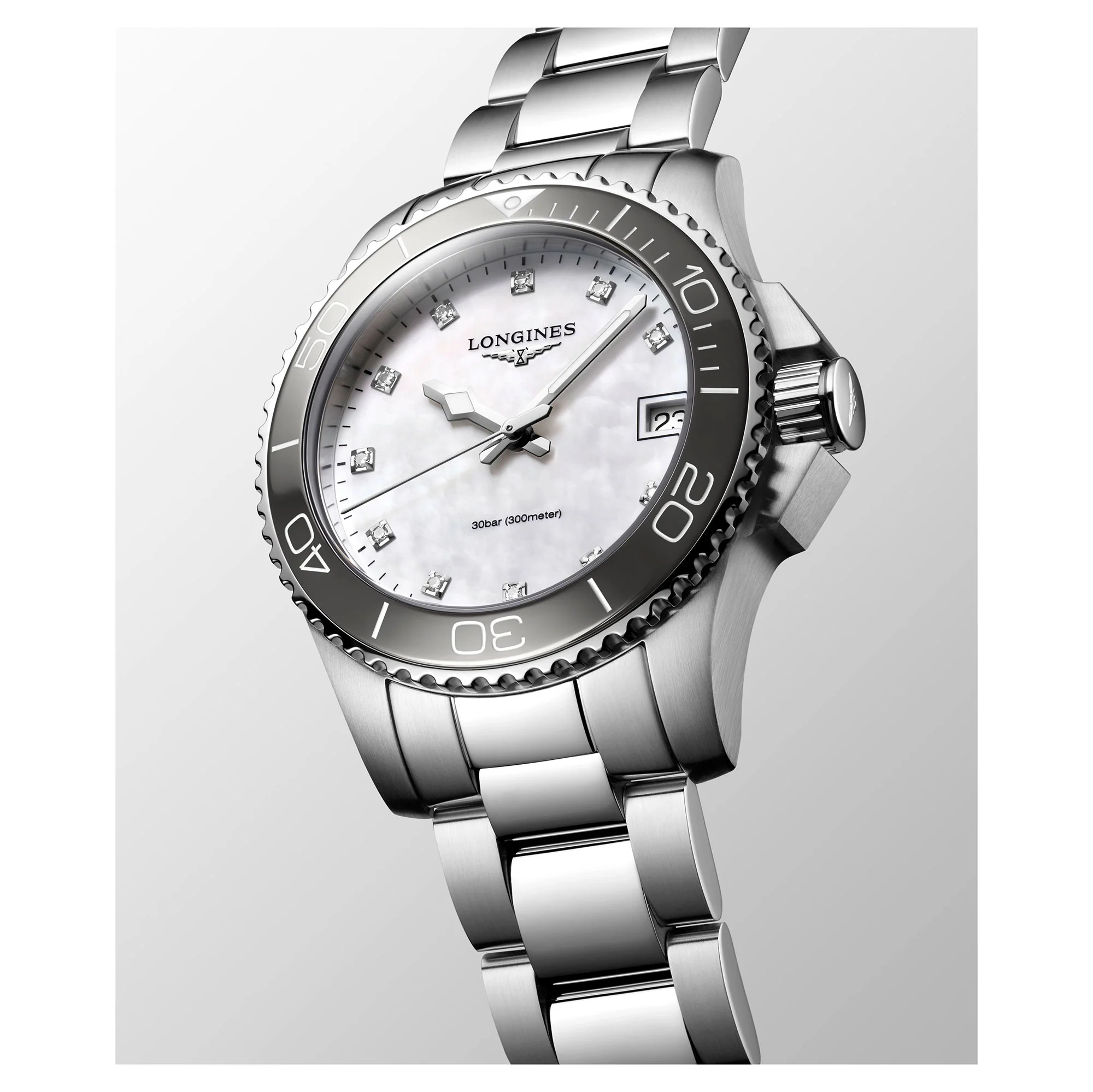 Longines HYDROCONQUEST 32mm Quartz Watch L33704876 - Image 2