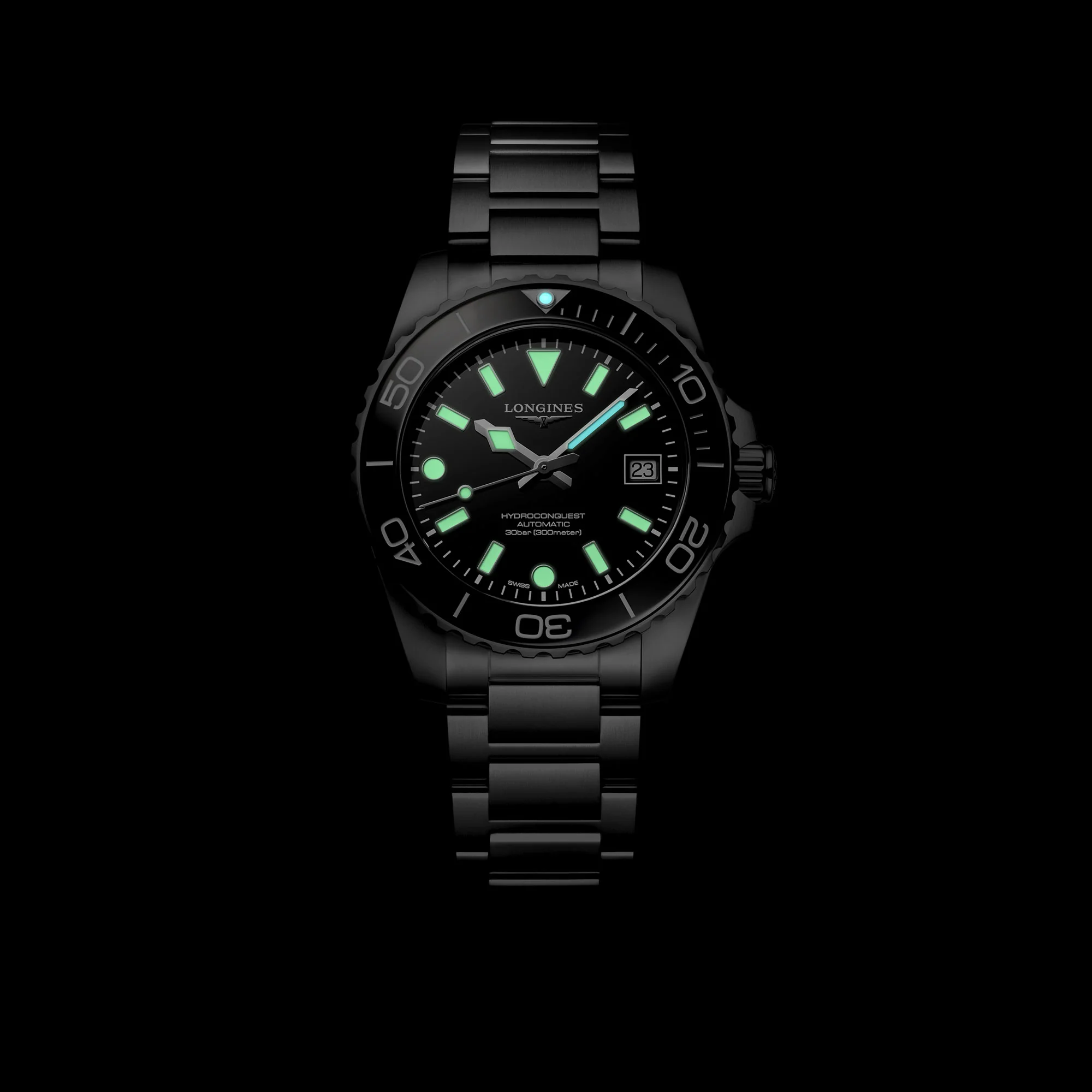 Longines HYDROCONQUEST 39mm Automatic Watch L37794566 - Image 8