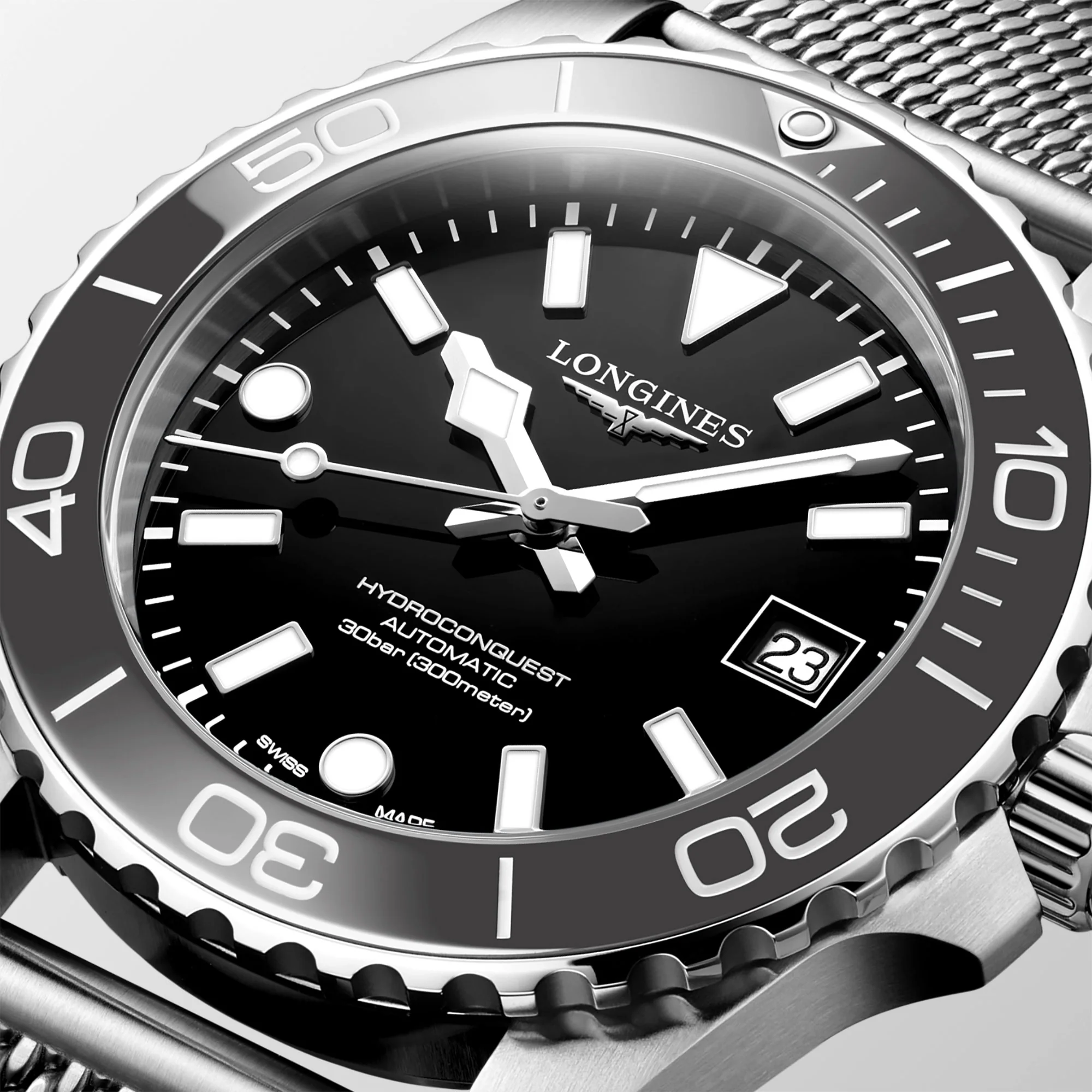 Longines HYDROCONQUEST 39mm Automatic Watch L37794706 - Image 4