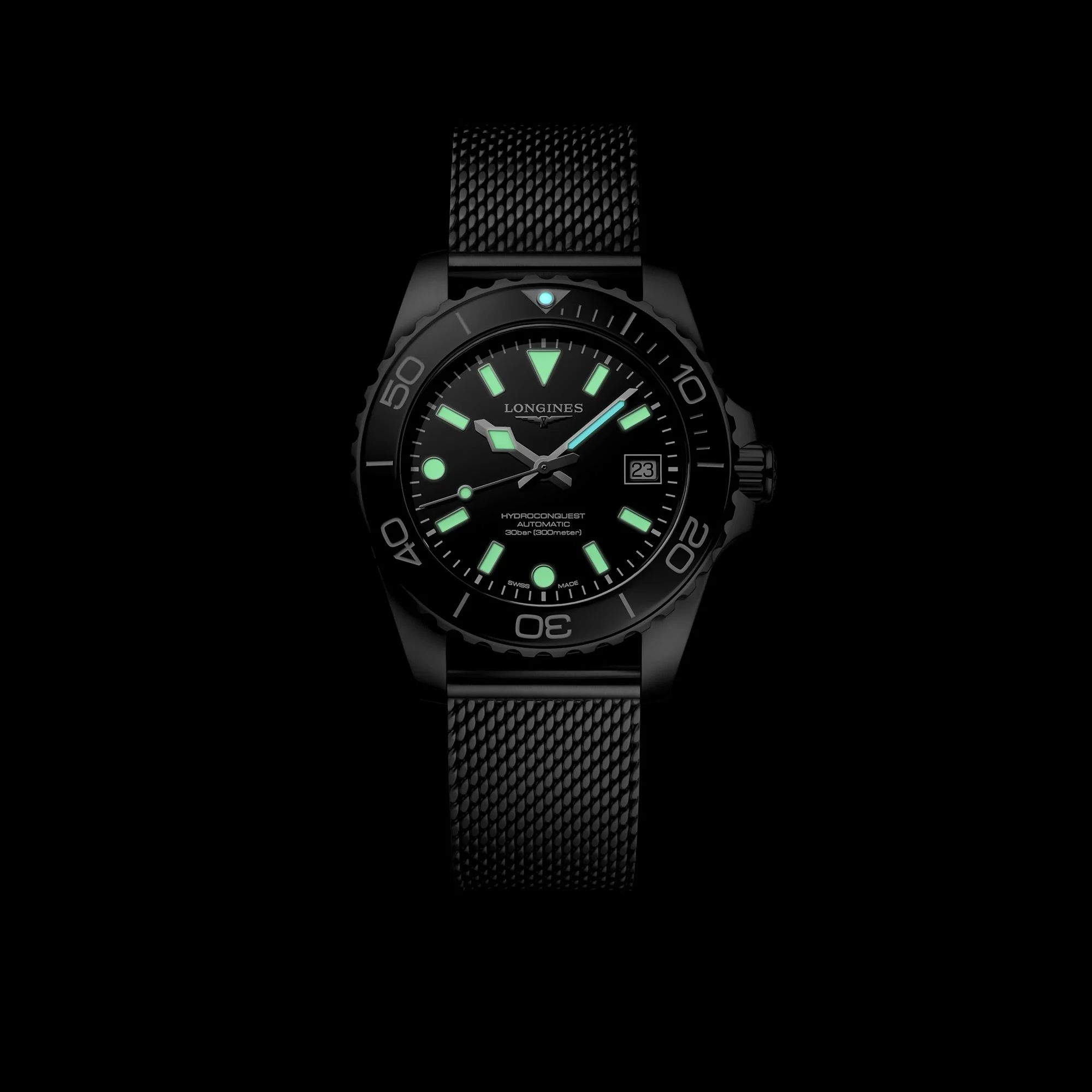 Longines HYDROCONQUEST 39mm Automatic Watch L37794706 - Image 8