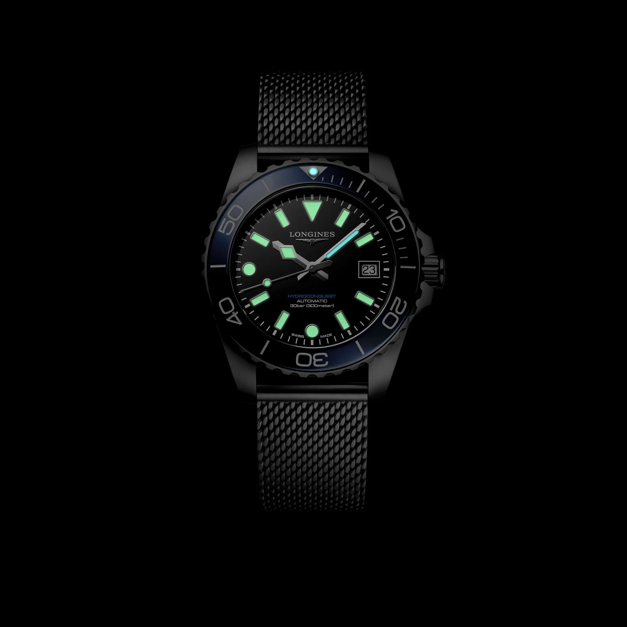 Longines HYDROCONQUEST 39mm Automatic Watch L37794906 - Image 8