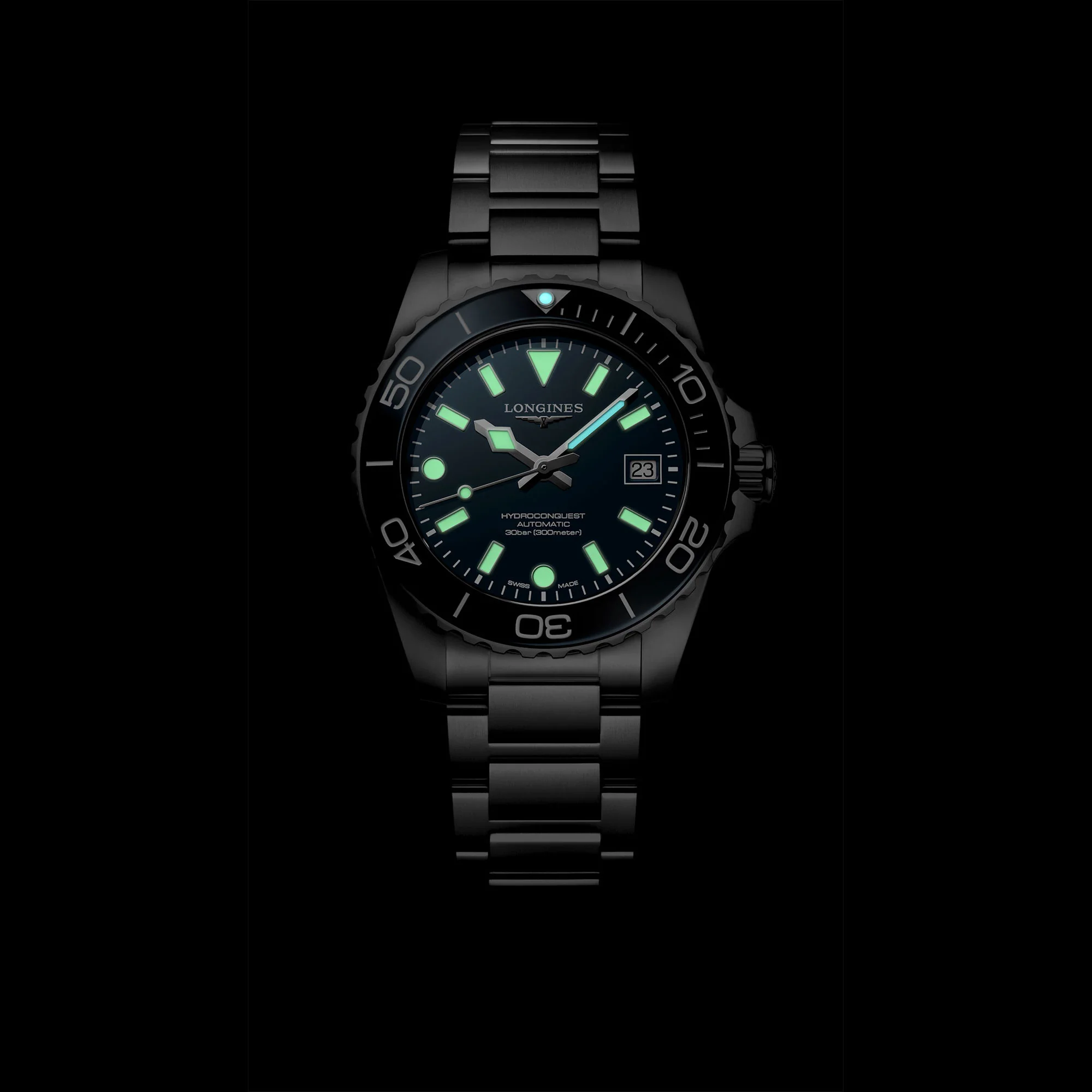 Longines HYDROCONQUEST 39mm Automatic Watch L37794966 - Image 8