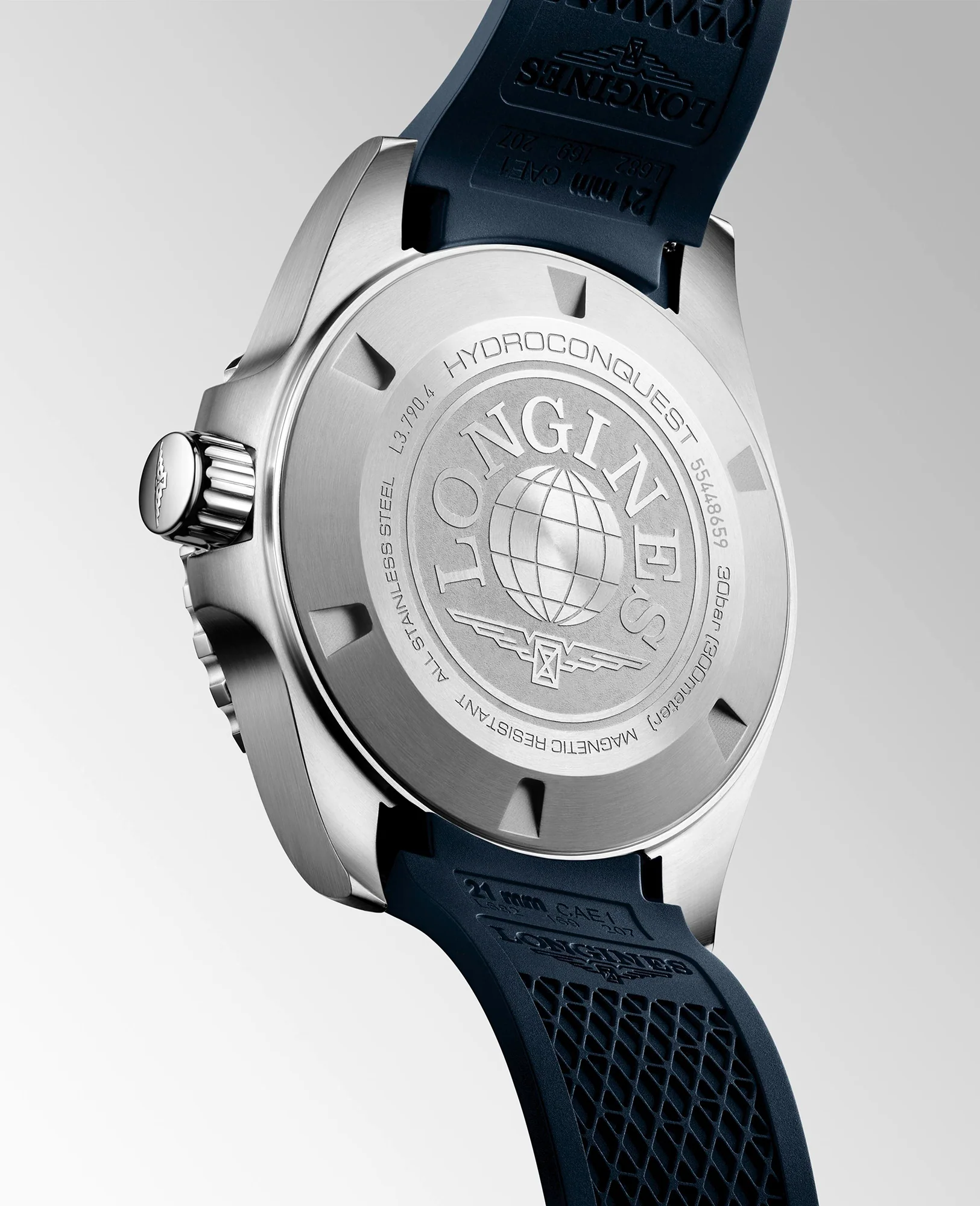 Longines HYDROCONQUEST GMT 41mm Automatic Watch L37904969 - Image 4