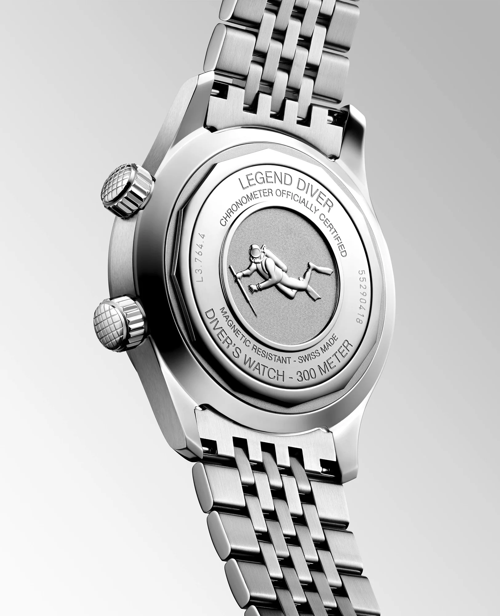 Longines LEGEND DIVER 39mm Automatic Watch L37644066 - Image 4