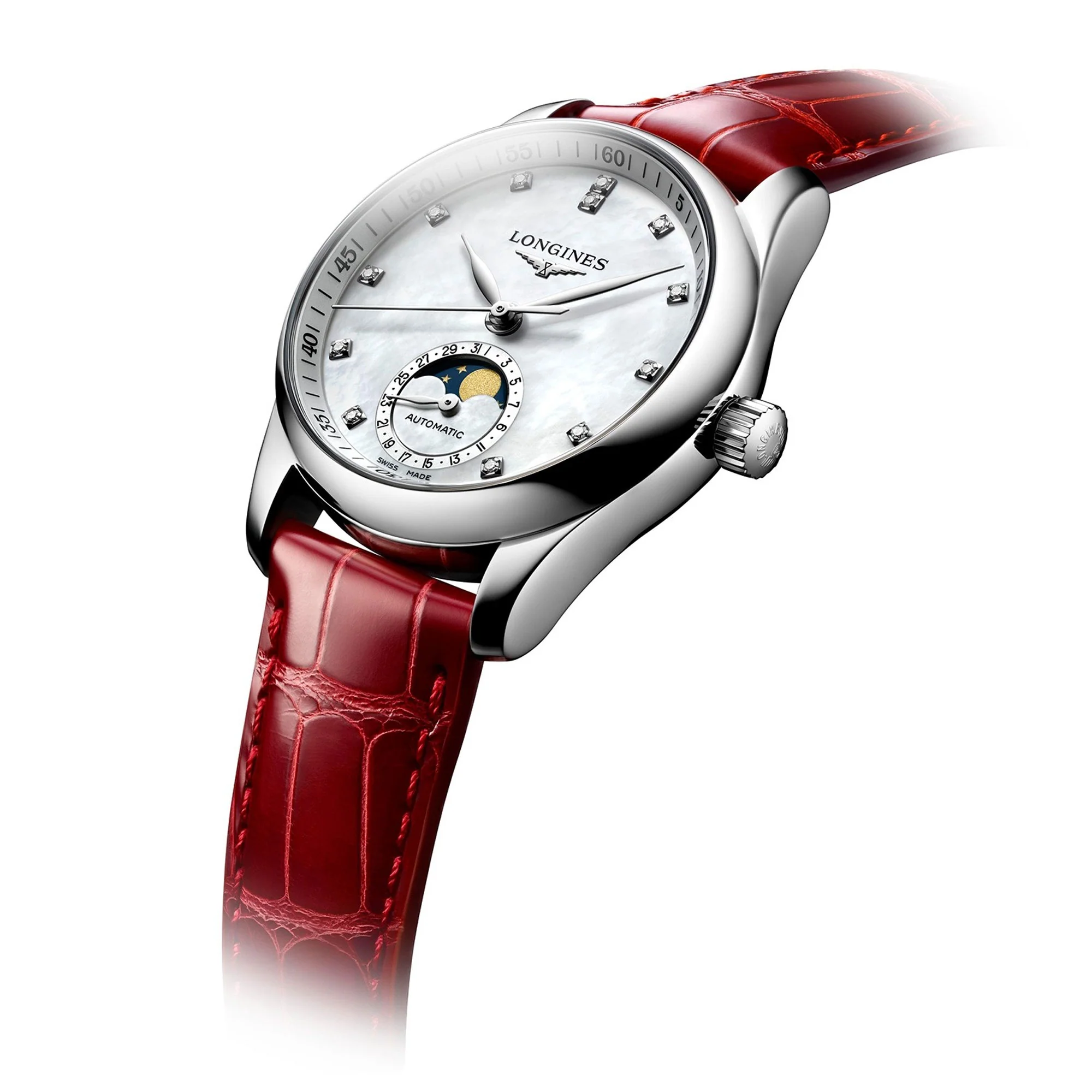 Longines MASTER COLLECTION 34mm Moonphase Automatic Watch L24094872 - Image 3