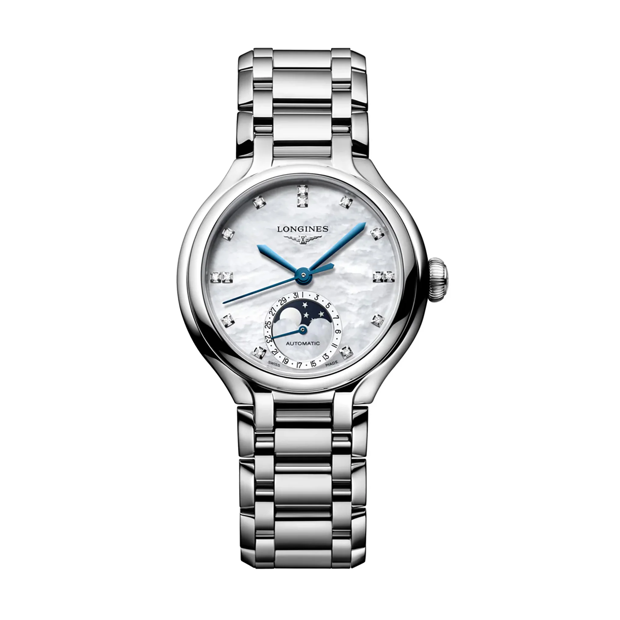 Longines PRIMALUNA MOONPHASE 34mm Automatic Watch L81264876