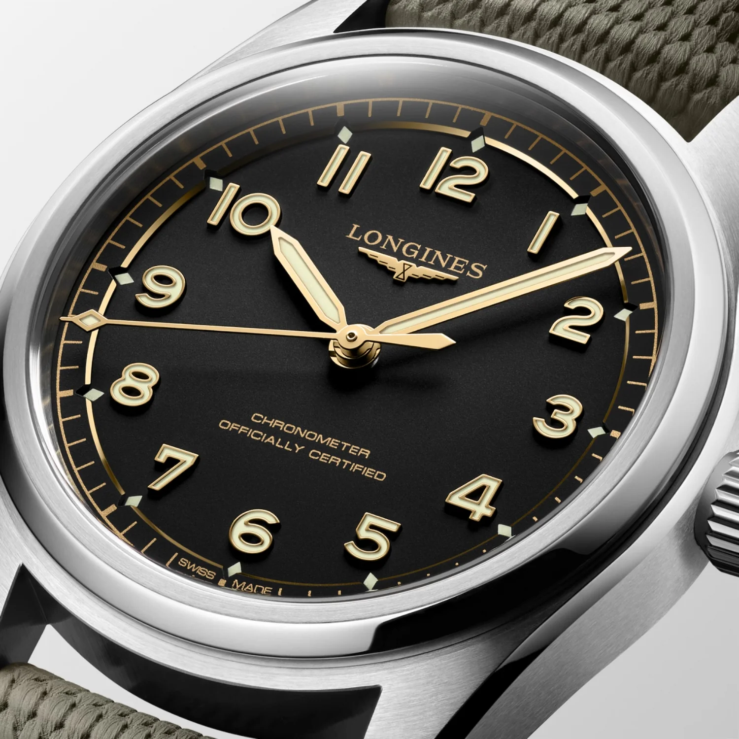 Longines Spirit Pilot 39mm Automatic Watch L38094539 - Image 2