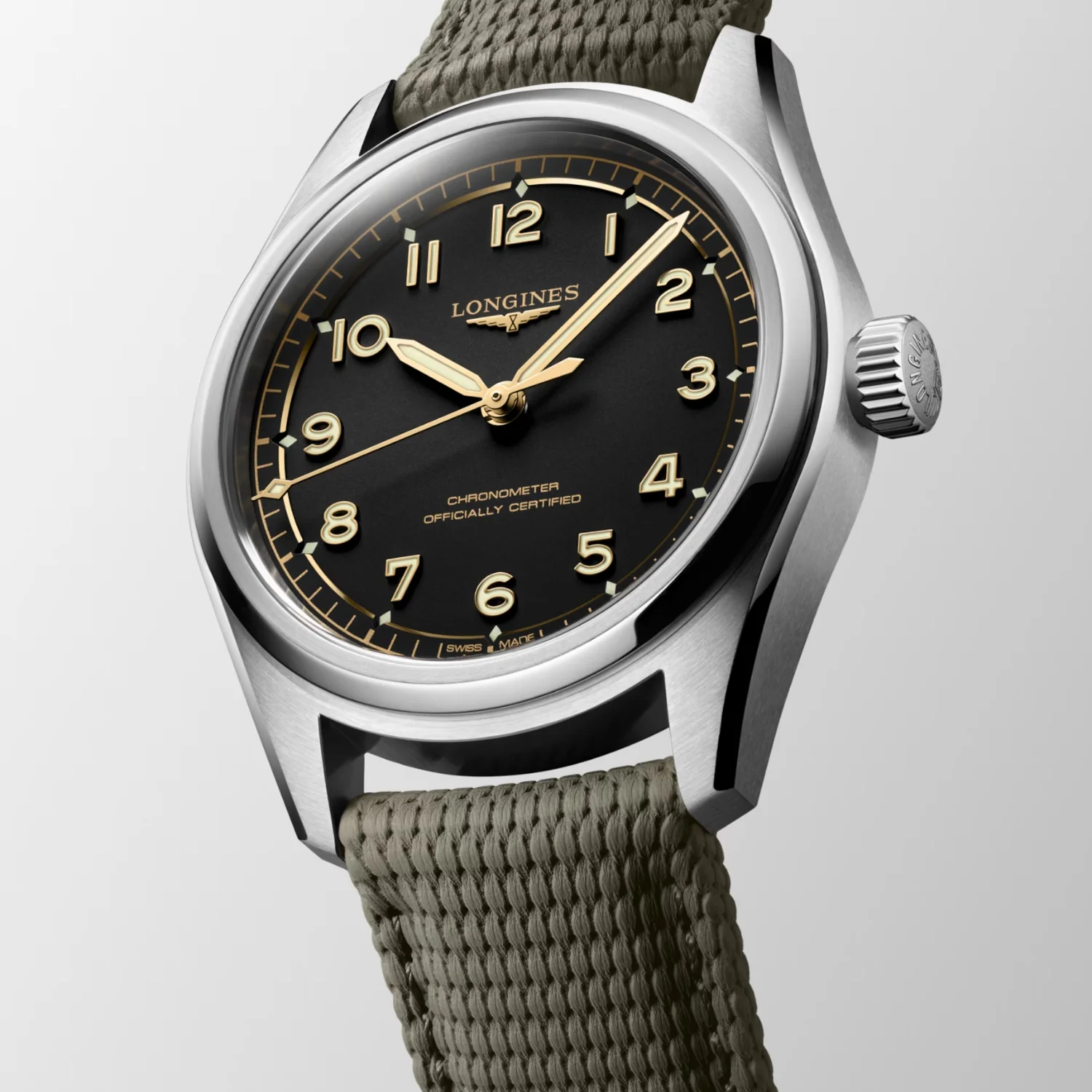 Longines Spirit Pilot 39mm Automatic Watch L38094539 - Image 3