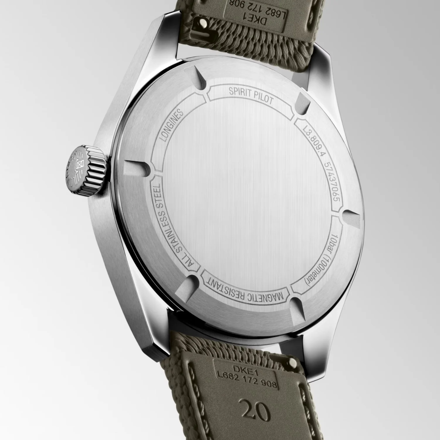 Longines Spirit Pilot 39mm Automatic Watch L38094539 - Image 4