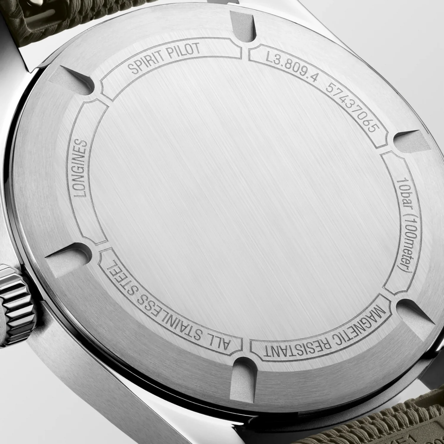 Longines Spirit Pilot 39mm Automatic Watch L38094539 - Image 5