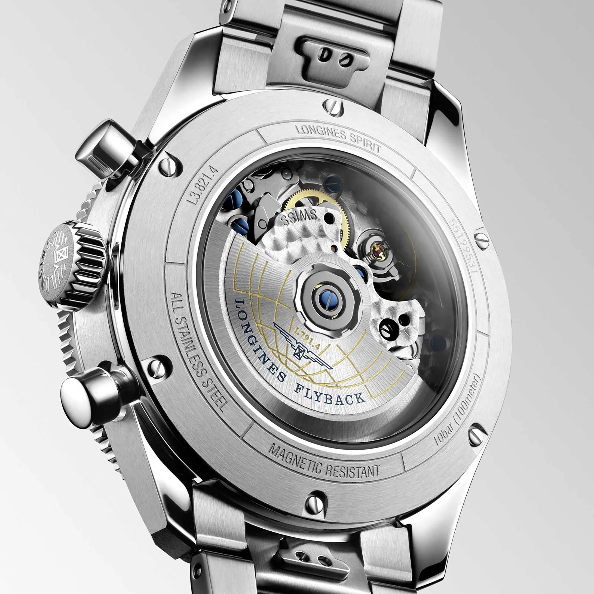Longines SPIRIT FLYBACK 42mm Automatic Watch L38214536 - Image 2