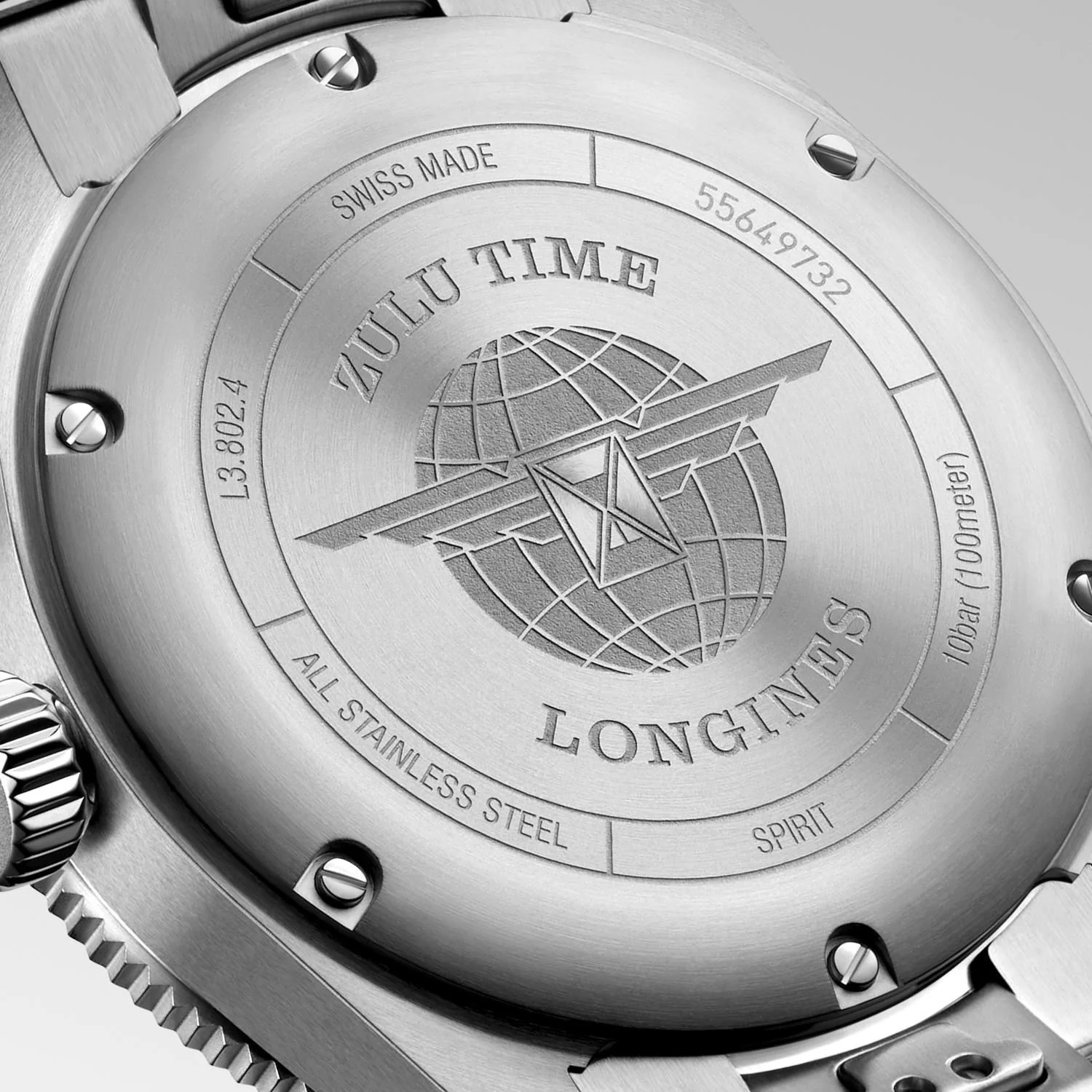 LONGINES SPIRIT ZULU TIME 39mm Automatic Watch L38024606 - Image 2