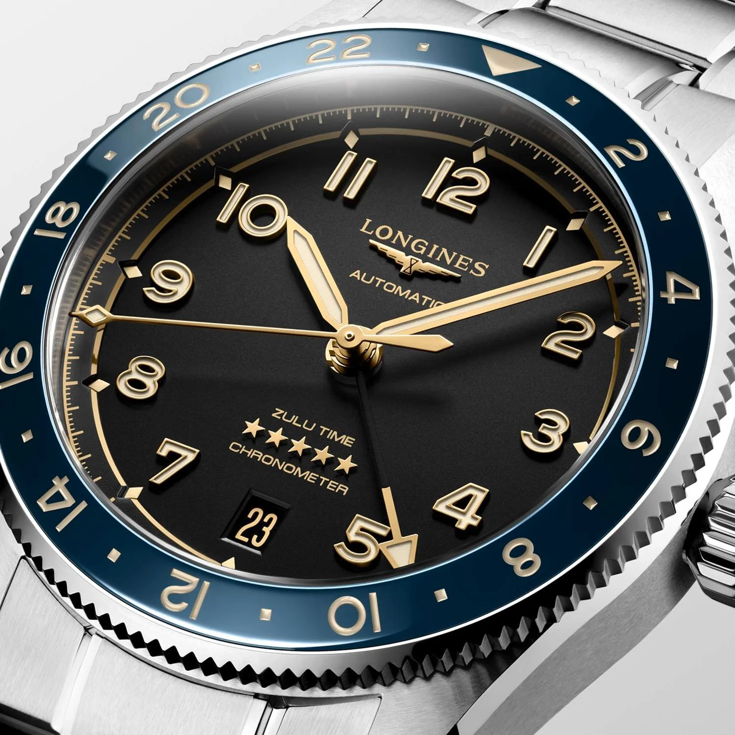 LONGINES SPIRIT ZULU TIME 39mm Automatic Watch L38024606 - Image 3