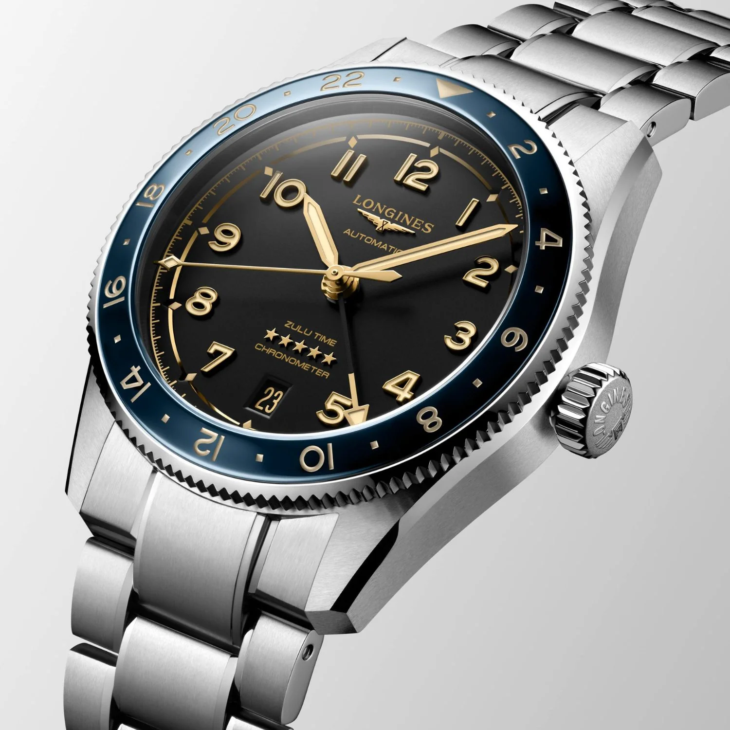 LONGINES SPIRIT ZULU TIME 39mm Automatic Watch L38024606 - Image 4