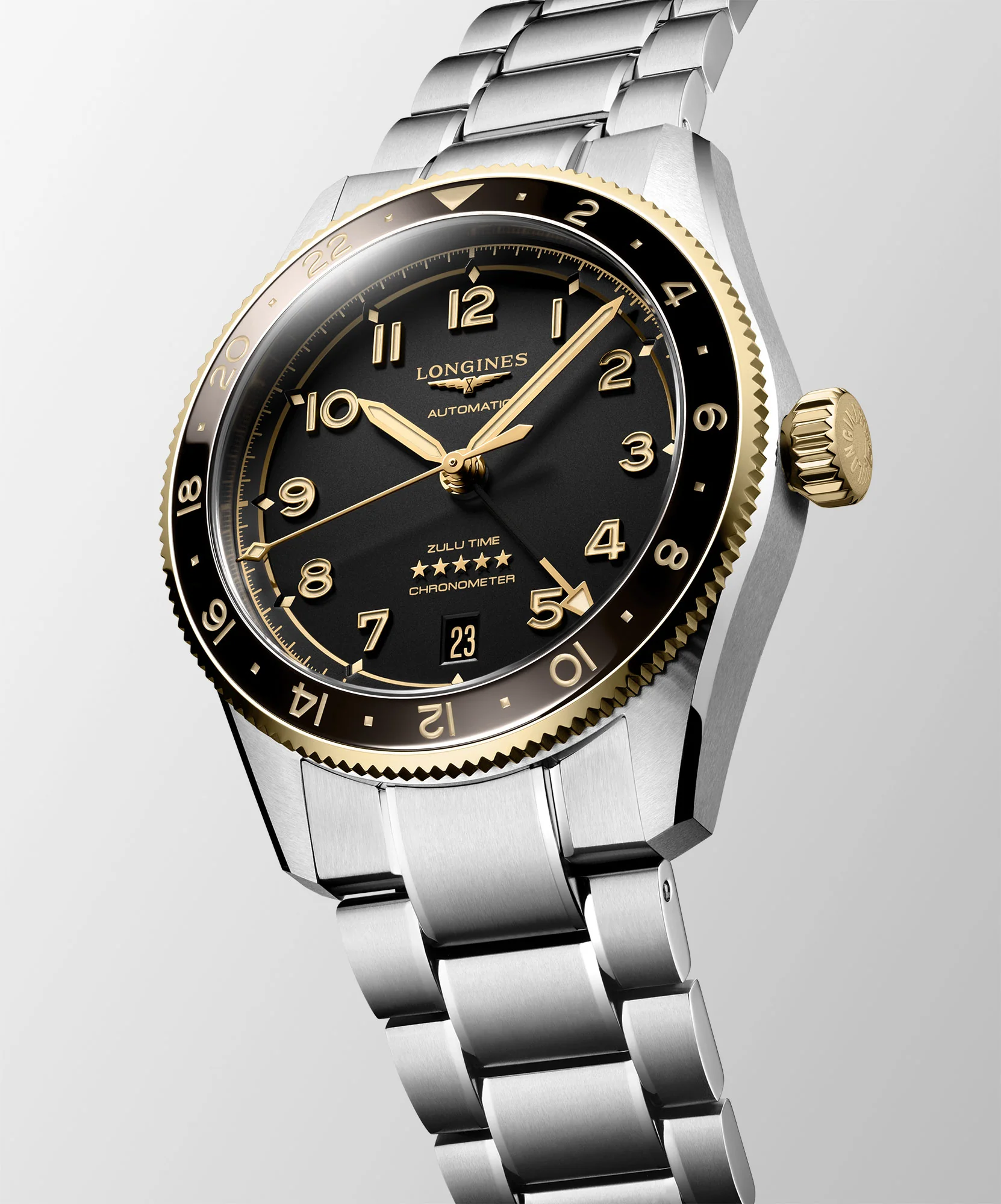Longines SPIRIT ZULU TIME 39mm Automatic Watch L38025536 - Image 2