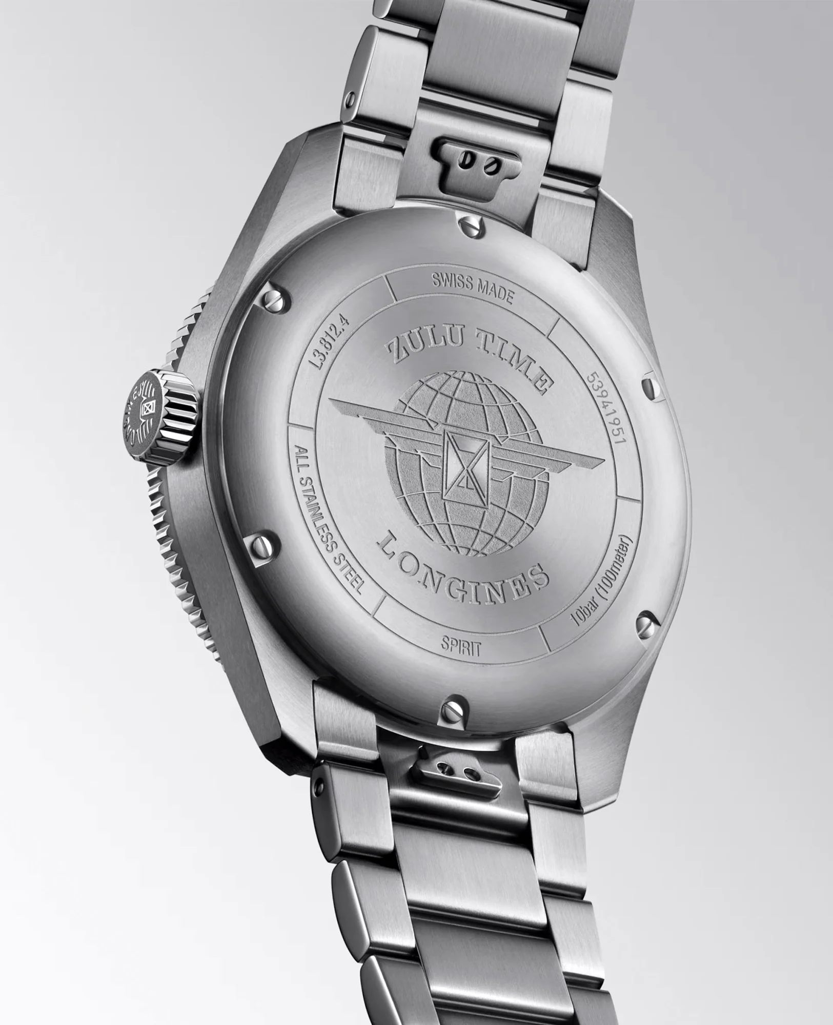 Longines SPIRIT ZULU TIME 42mm Automatic Watch L38124606 - Image 2