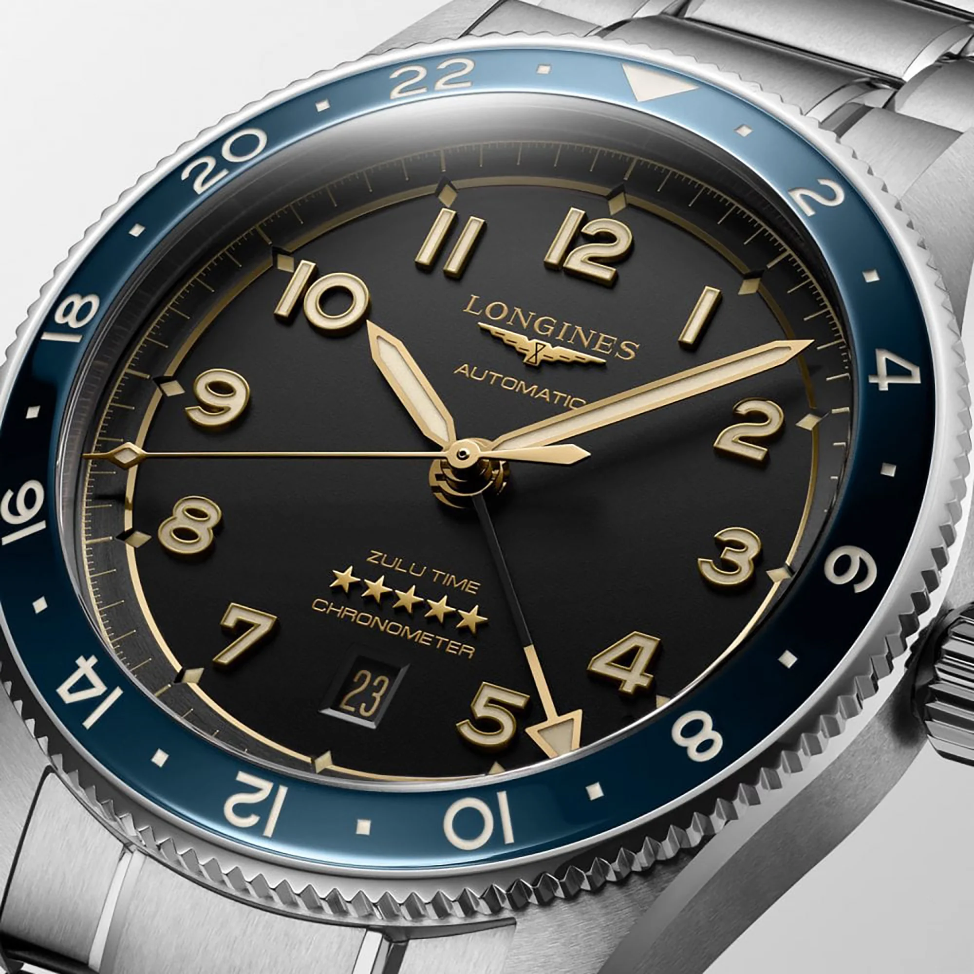 Longines SPIRIT ZULU TIME 42mm Automatic Watch L38124606 - Image 5