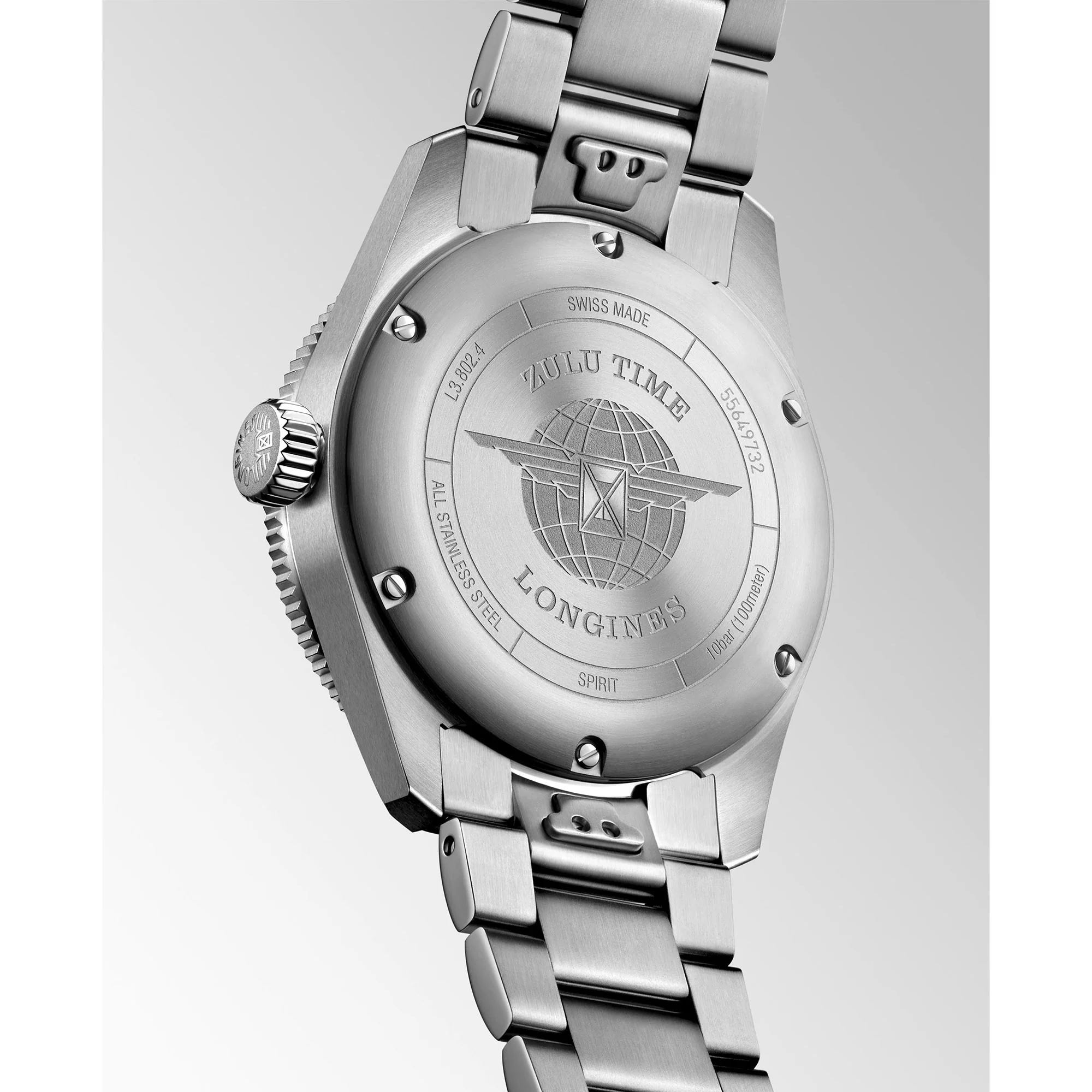 Longines SPIRIT ZULU TIME Automatic 39mm Watch L38024636 - Image 3