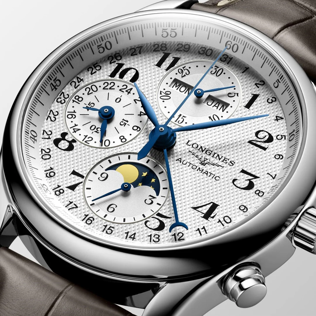 Longines MASTER COLLECTION 40mm Moonphase Chronograph Automatic Watch L26734783 - Image 2
