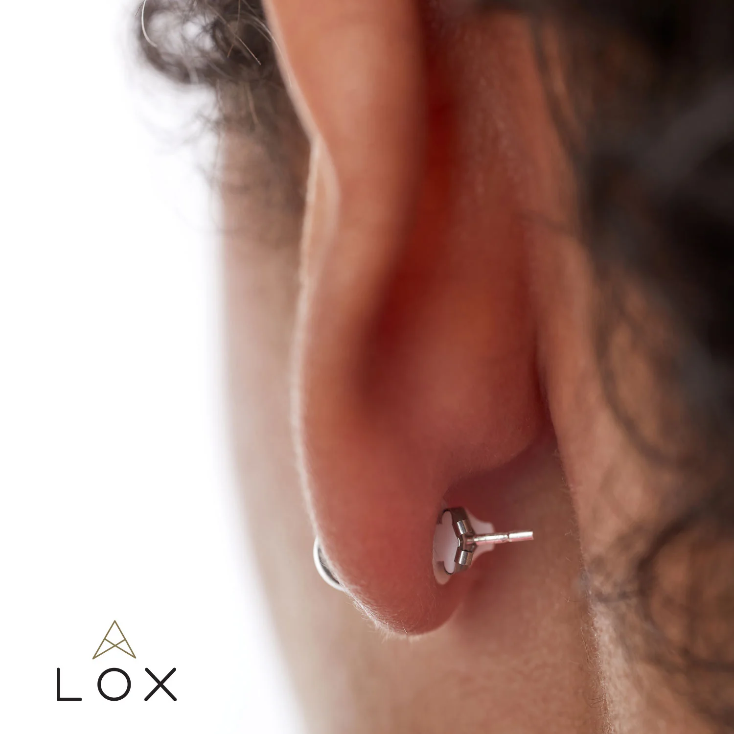 LOX Classic Earring Backs - Silver Tone - Image 5
