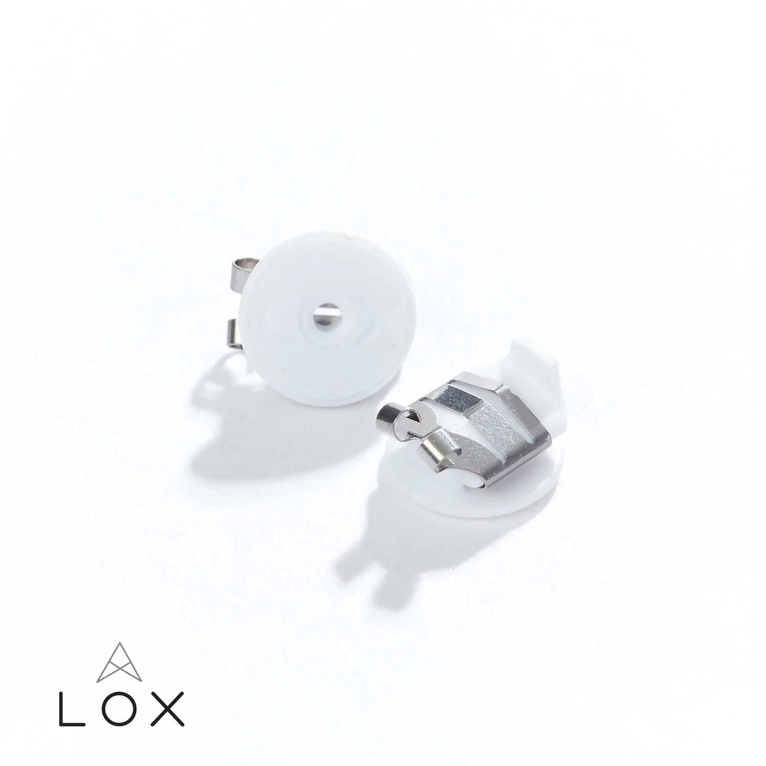 LOX Classic Earring Backs - Silver Tone - Image 6