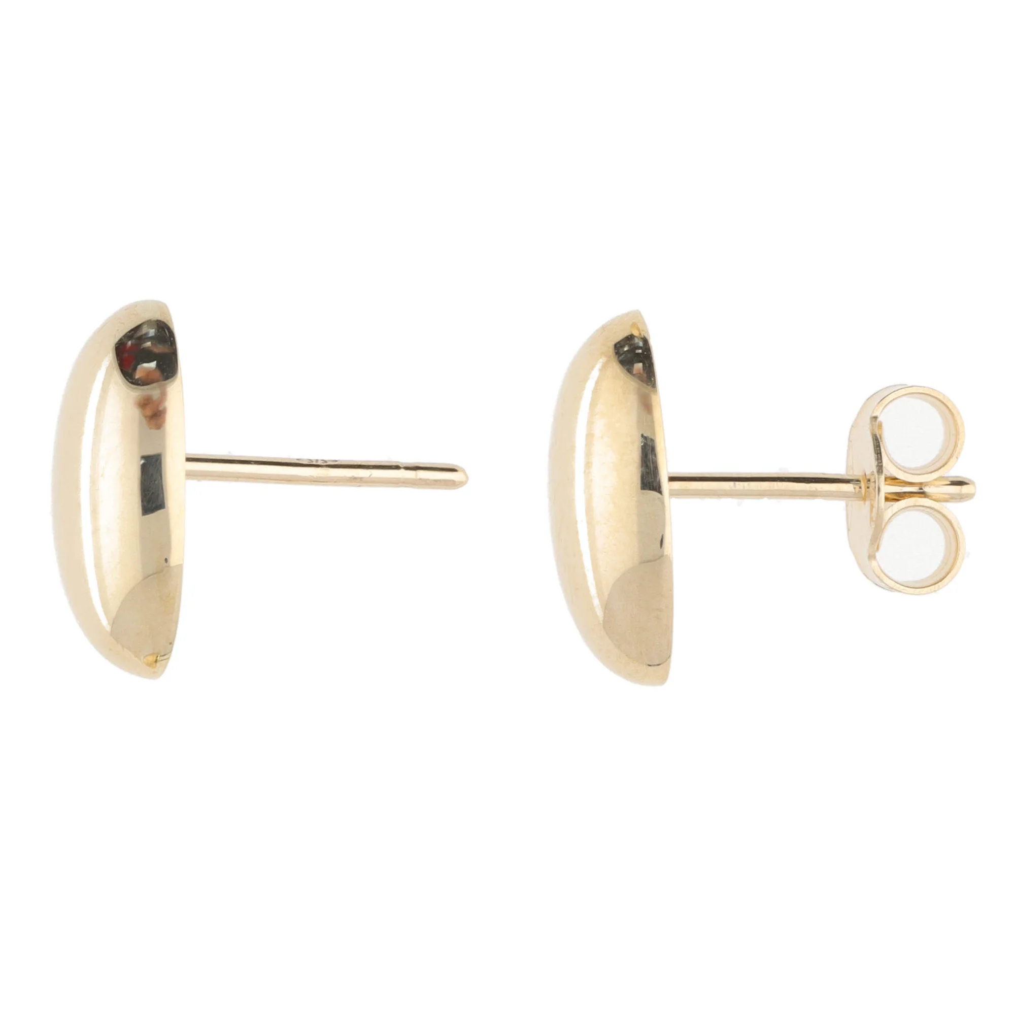 Marquise 9ct Yellow Gold Stud Earrings - Image 2