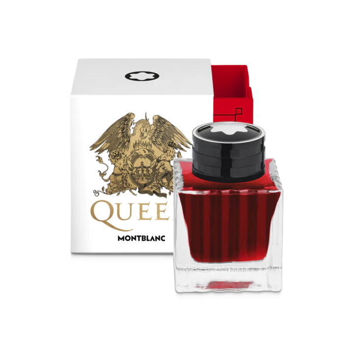 Montblanc Collector Lines 134412 Great Characters Hommage to Queen Special Edition Ink Bottle Red - 50ml