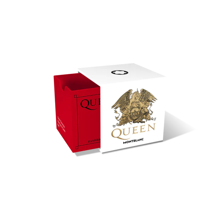 Montblanc Collector Lines 134412 Great Characters Hommage to Queen Special Edition Ink Bottle Red - 50ml - Image 4