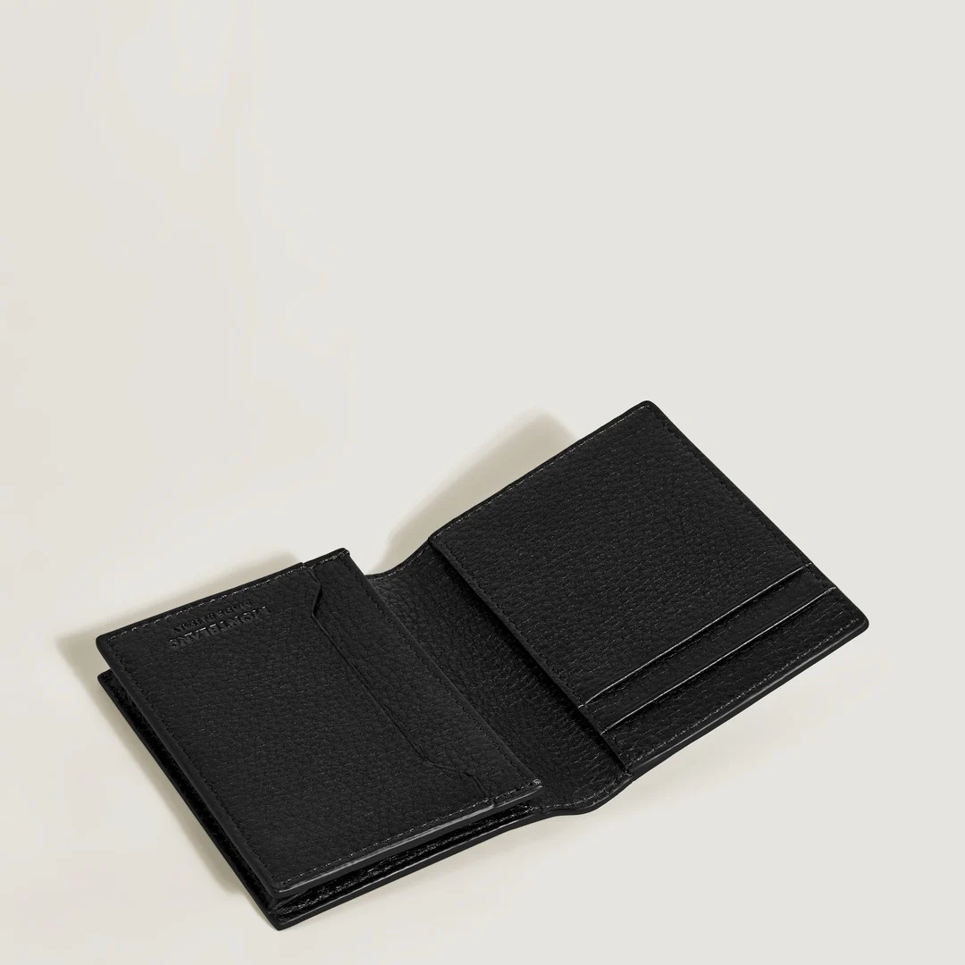 Montblanc Leather - Grain Card Holder 4CC Black MB199442 - Image 4