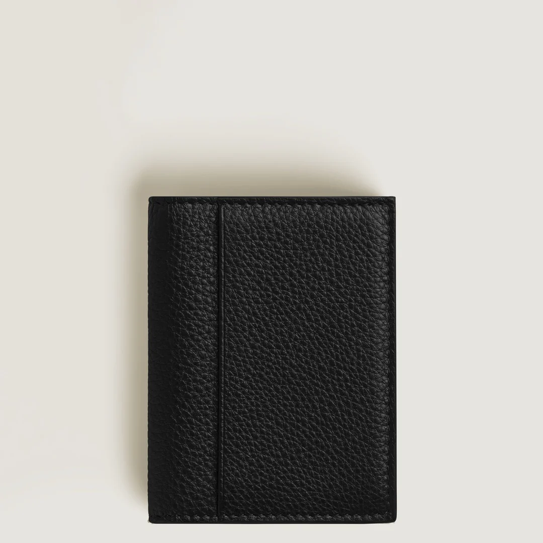 Montblanc Leather - Grain Card Holder 4CC Black MB199442 - Image 6