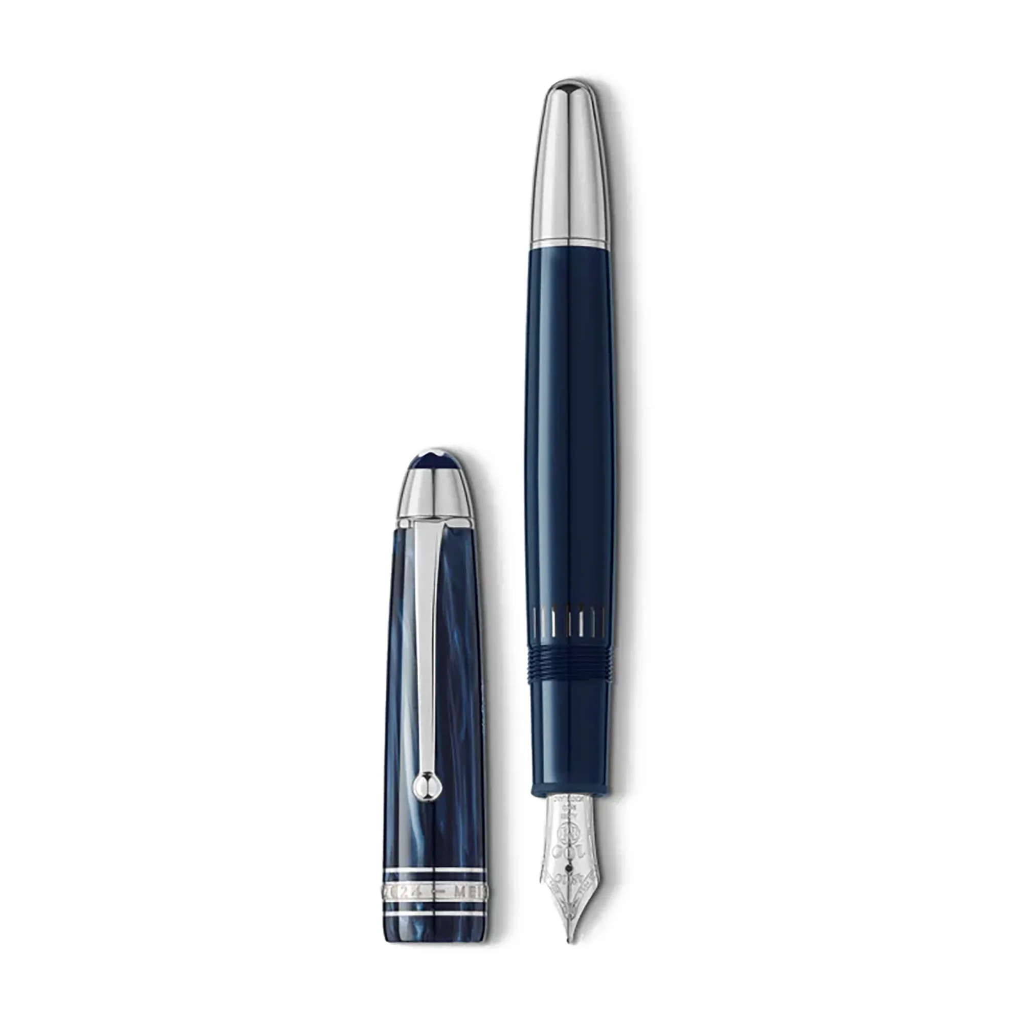 Montblanc Meisterstück 131338 Blue - The Origin Collection LeGrand Fountain Pen M - Image 3