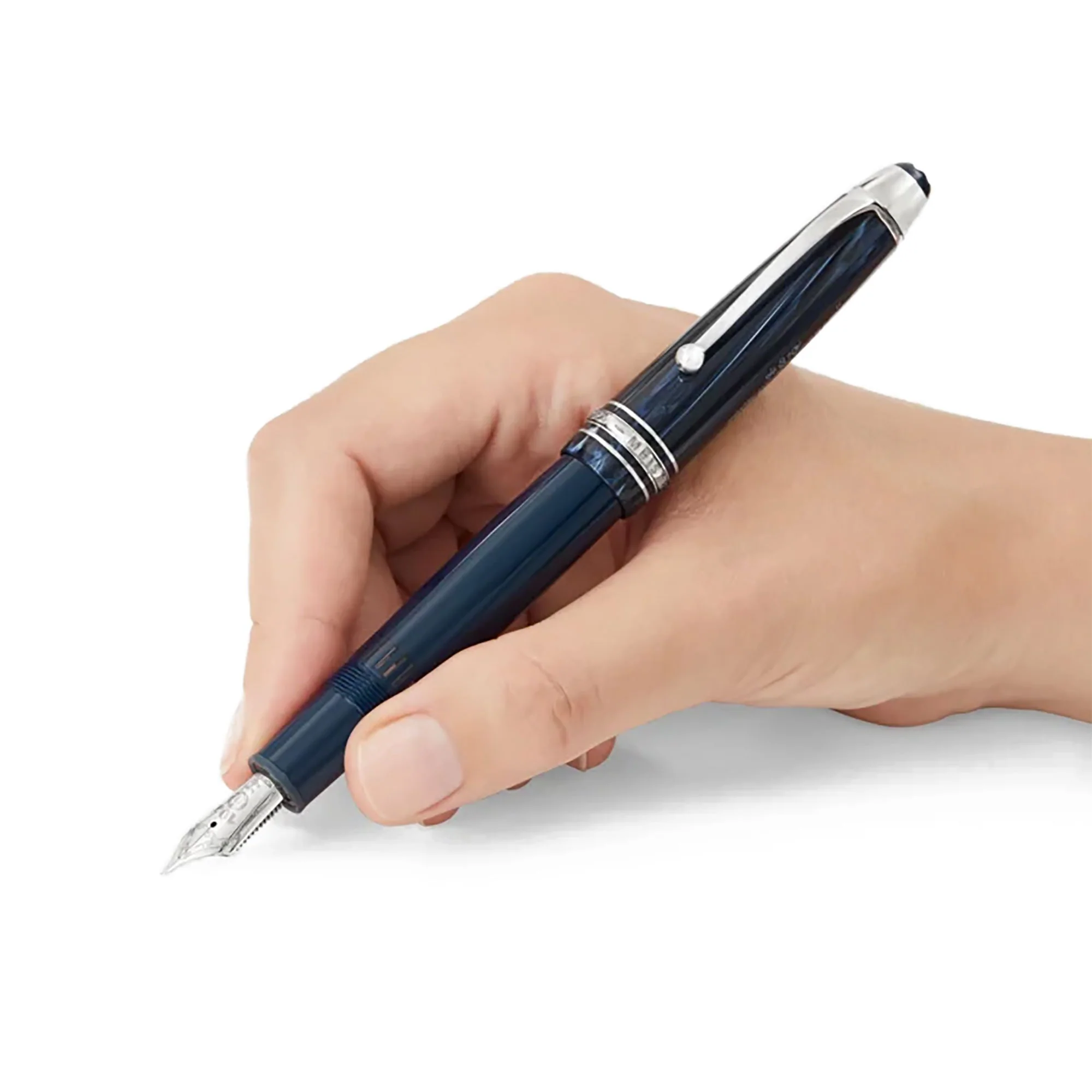 Montblanc Meisterstück 131338 Blue - The Origin Collection LeGrand Fountain Pen M - Image 6