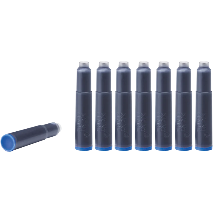 Montblanc Refills 8 Ink Cartridges 128198 Royal Blue - Image 2