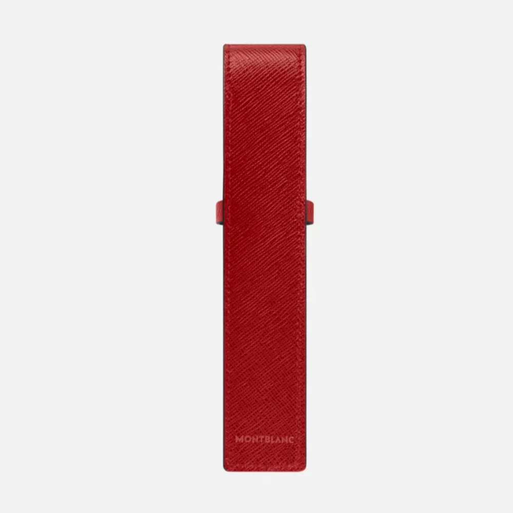 Montblanc Leather - Sartorial 1-Pen Pouch Red - Image 2