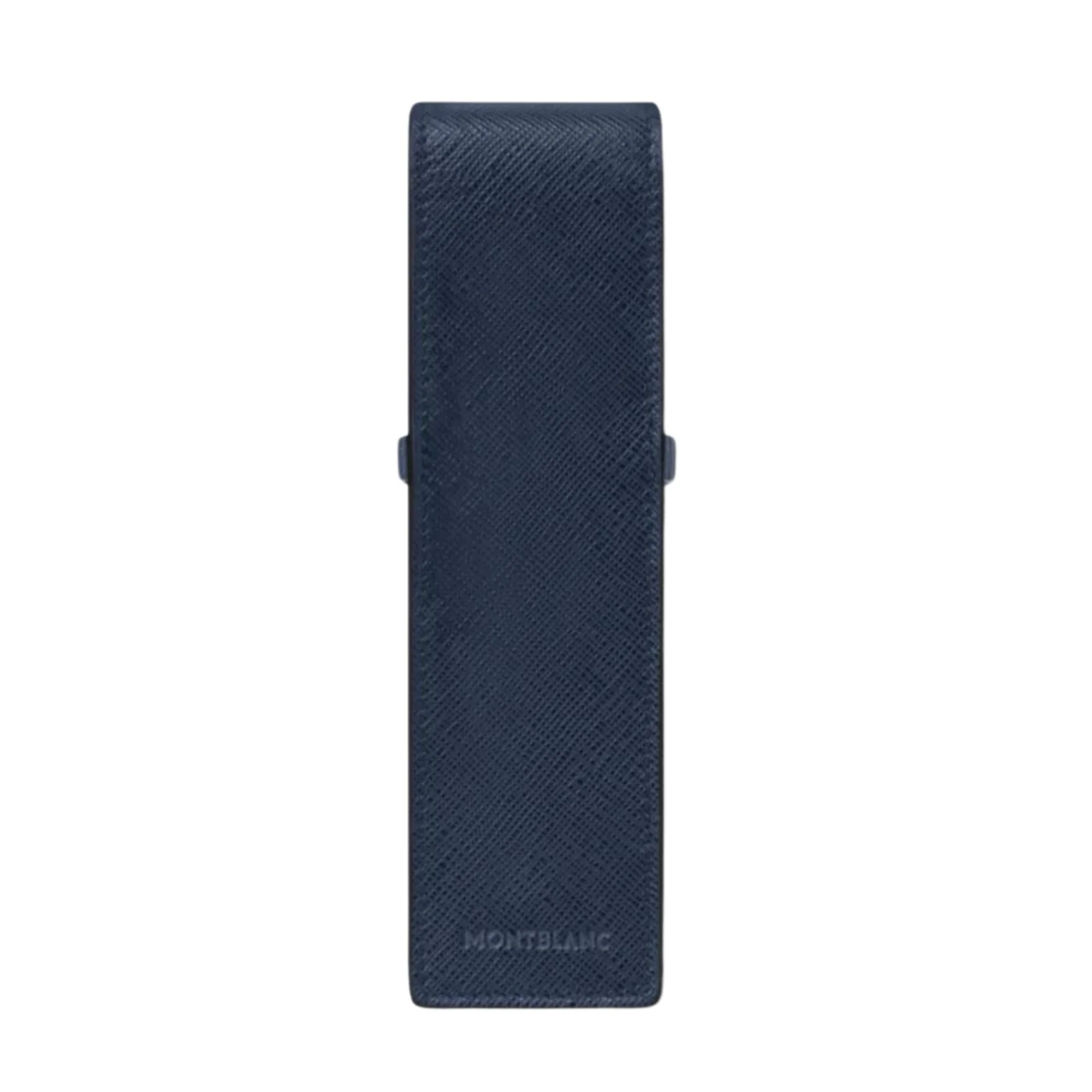 Montblanc Sartorial 2 Pen Pouch Ink Blue Leather - Image 2