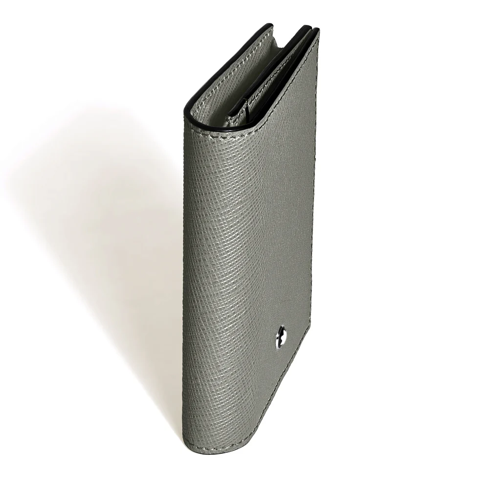 Montblanc Leather - Sartorial Card Holder 4CC Medium Grey - Image 4