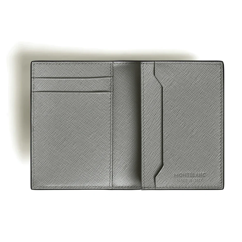 Montblanc Leather - Sartorial Card Holder 4CC Medium Grey - Image 5