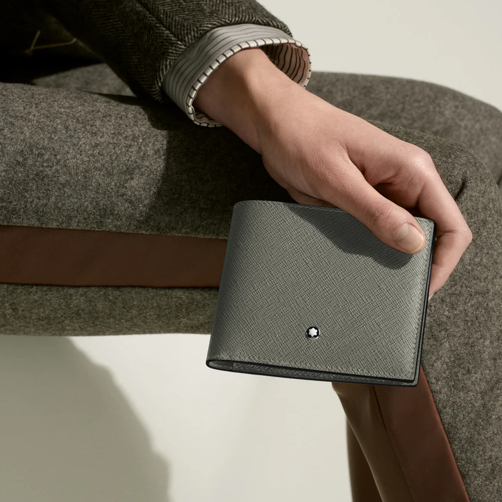 Montblanc Leather - Sartorial Wallet 8CC Medium Grey - Image 2