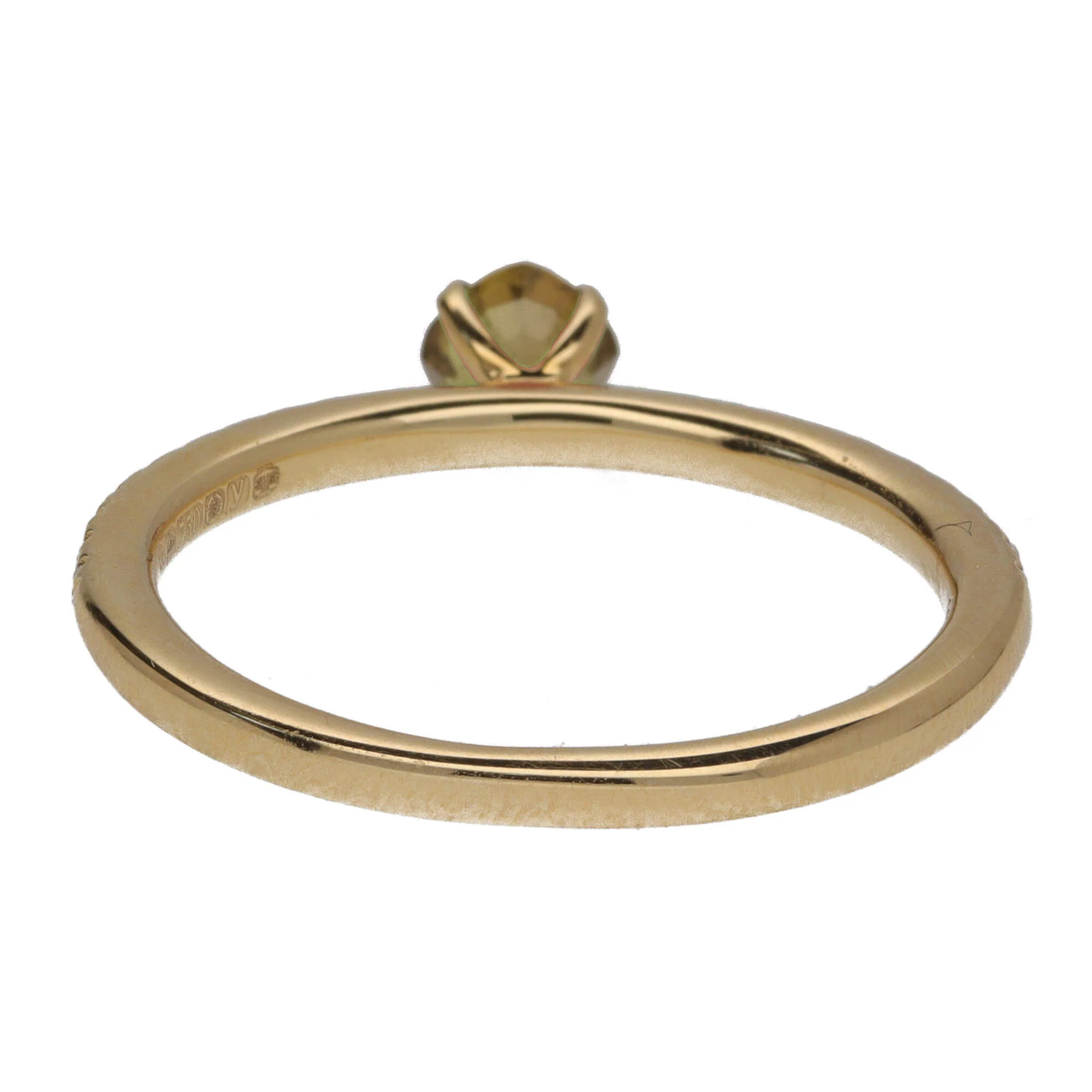Ntinga Yellow Sapphire and Diamond 18ct Yellow Gold Ring - Image 3