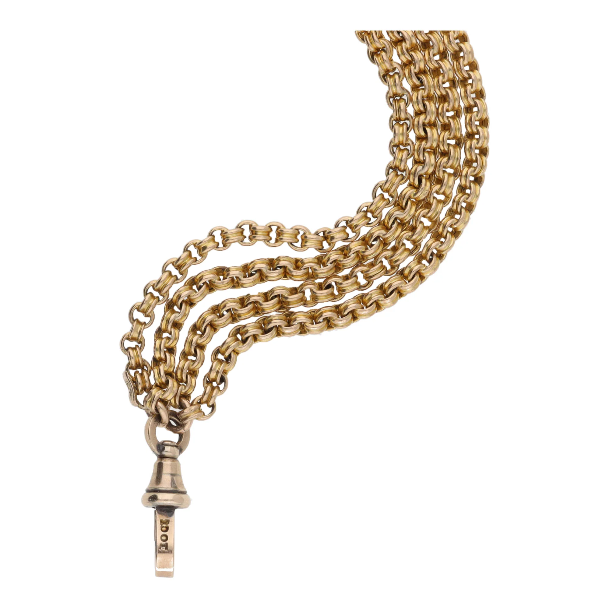 Pre-Owned 10k Yellow Gold Guard Chain - Image 2