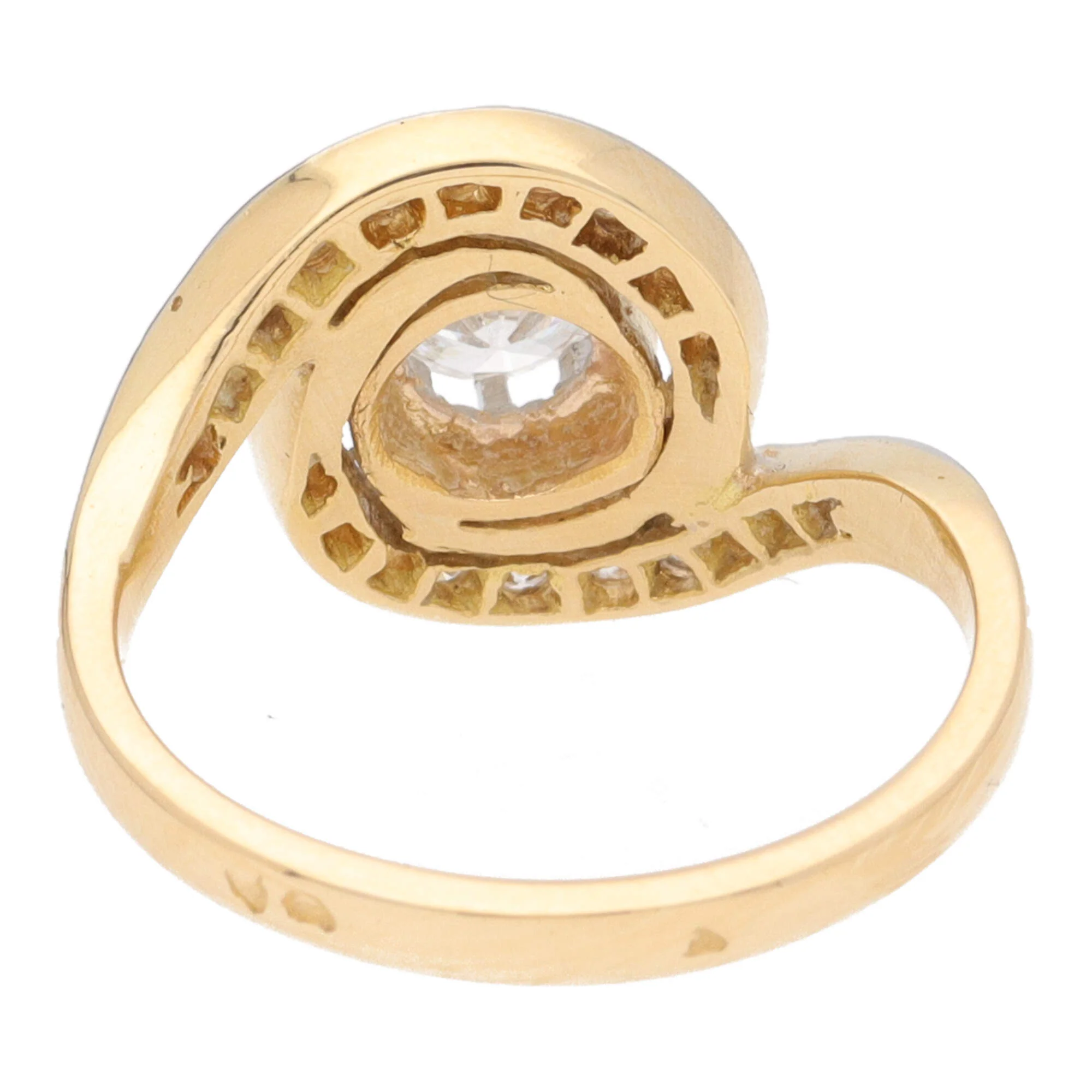 Pre-Owned Diamond Swirl Ring - Image 4