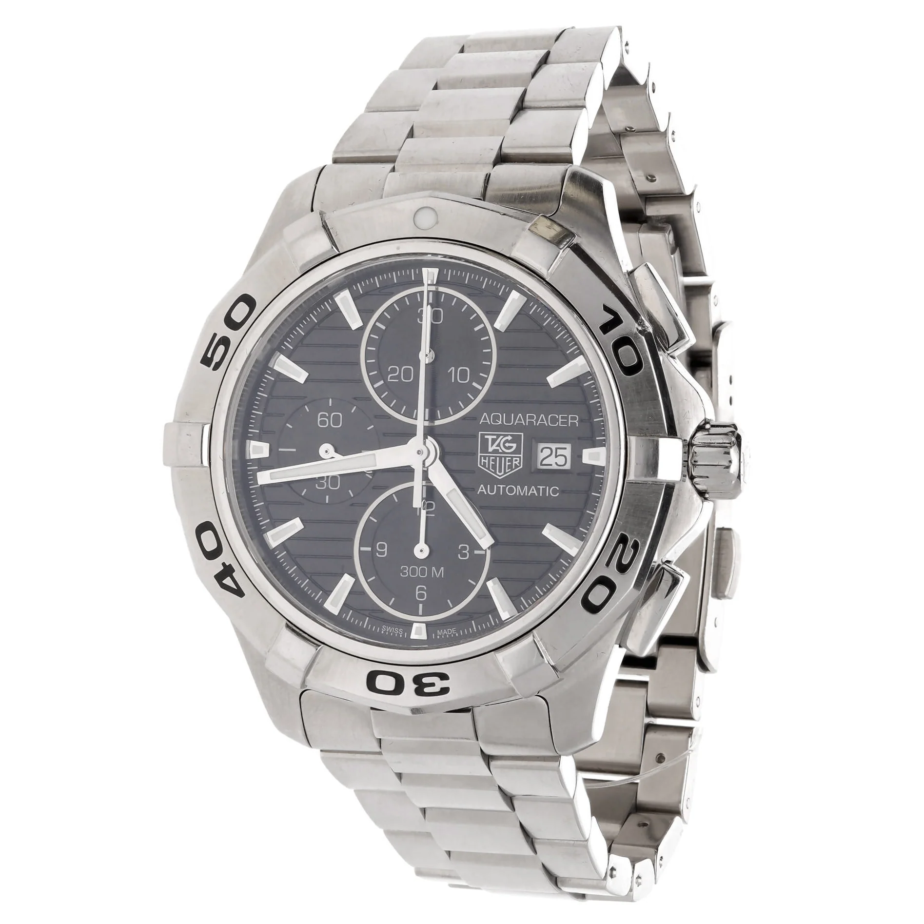 Pre-Owned TAG Heuer Men's Aquaracer 44mm Automatic Watch CAP2110-0 - Image 3