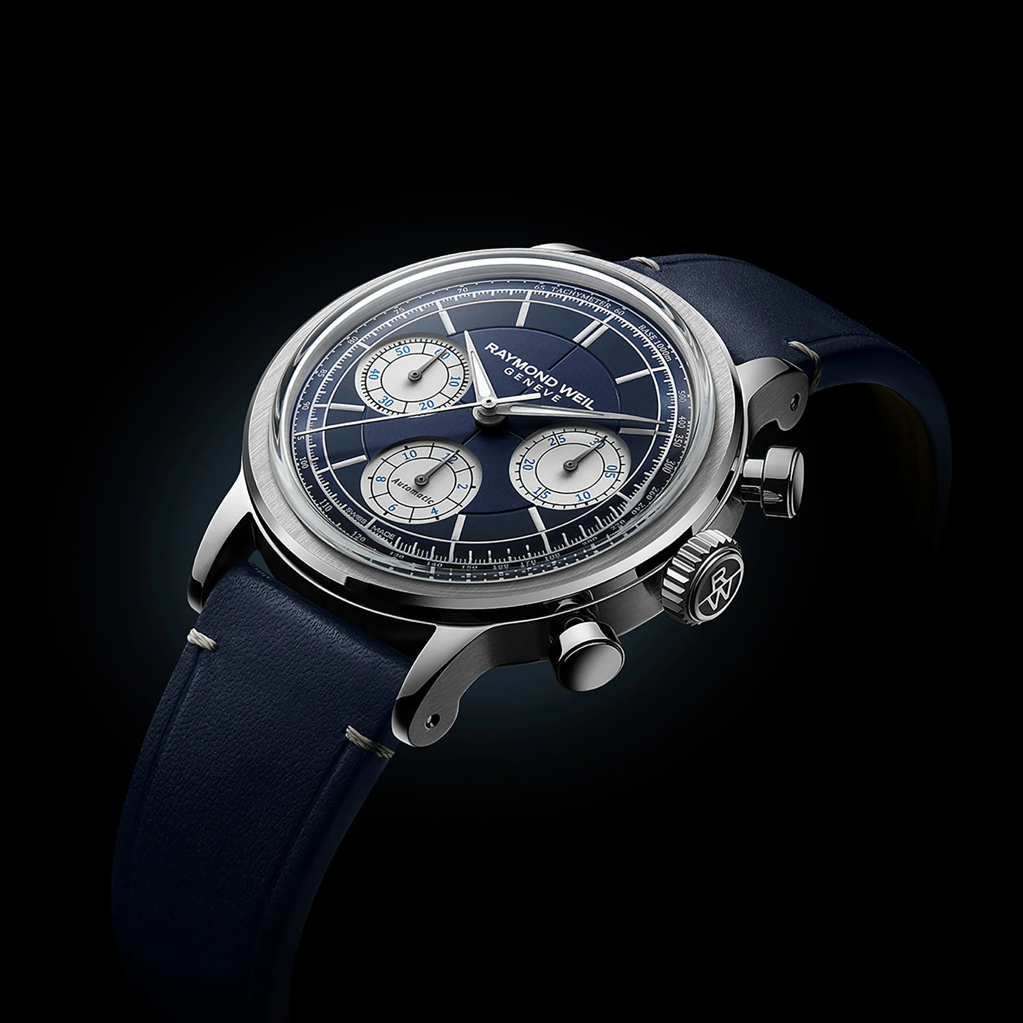 Raymond Weil Millesime Chronograph 39.5mm Automatic Watch 7765-STC-50651 - Image 4