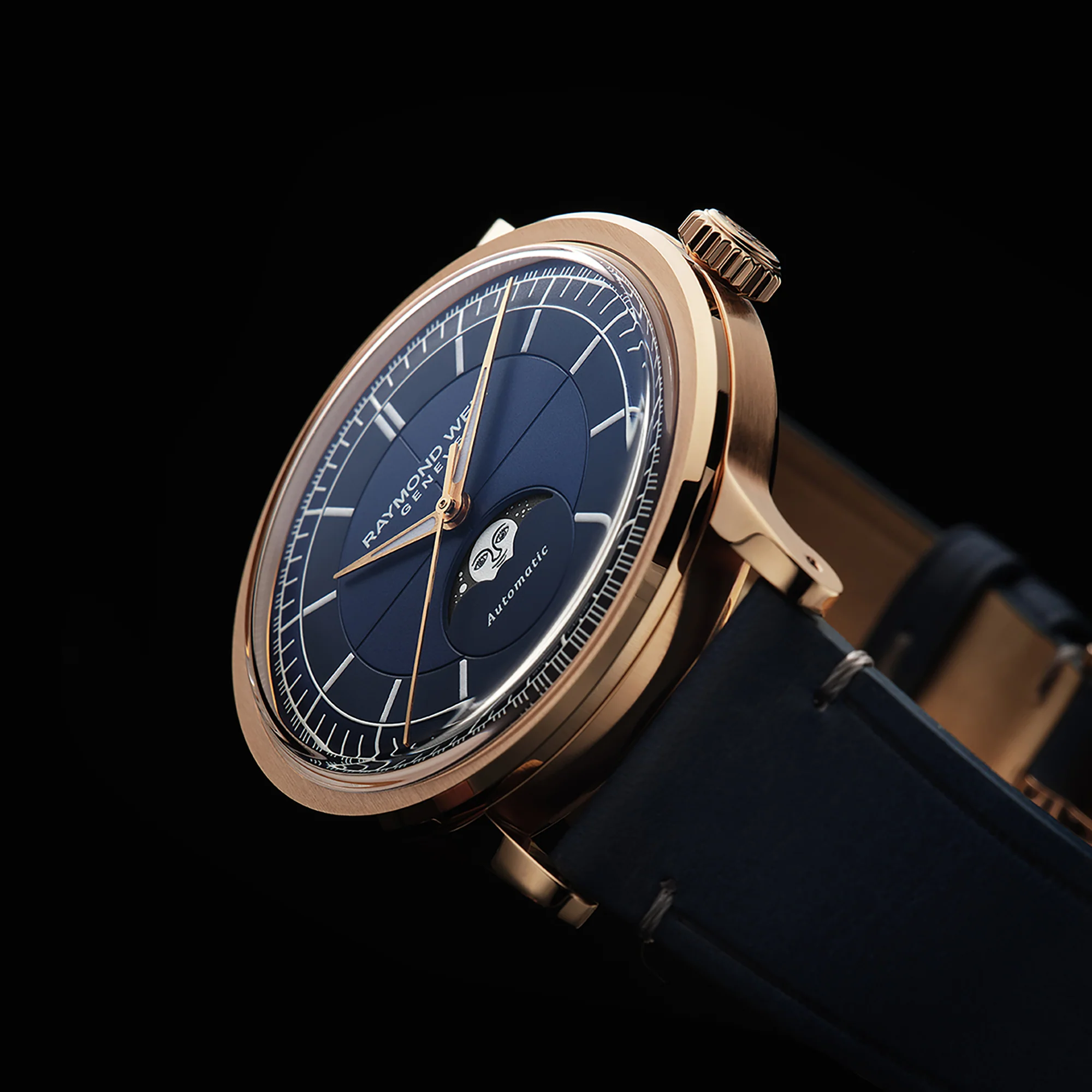 Raymond Weil Millesime Moon Phase 39.5mm Automatic Watch 2945-PC5-50001 - Image 5